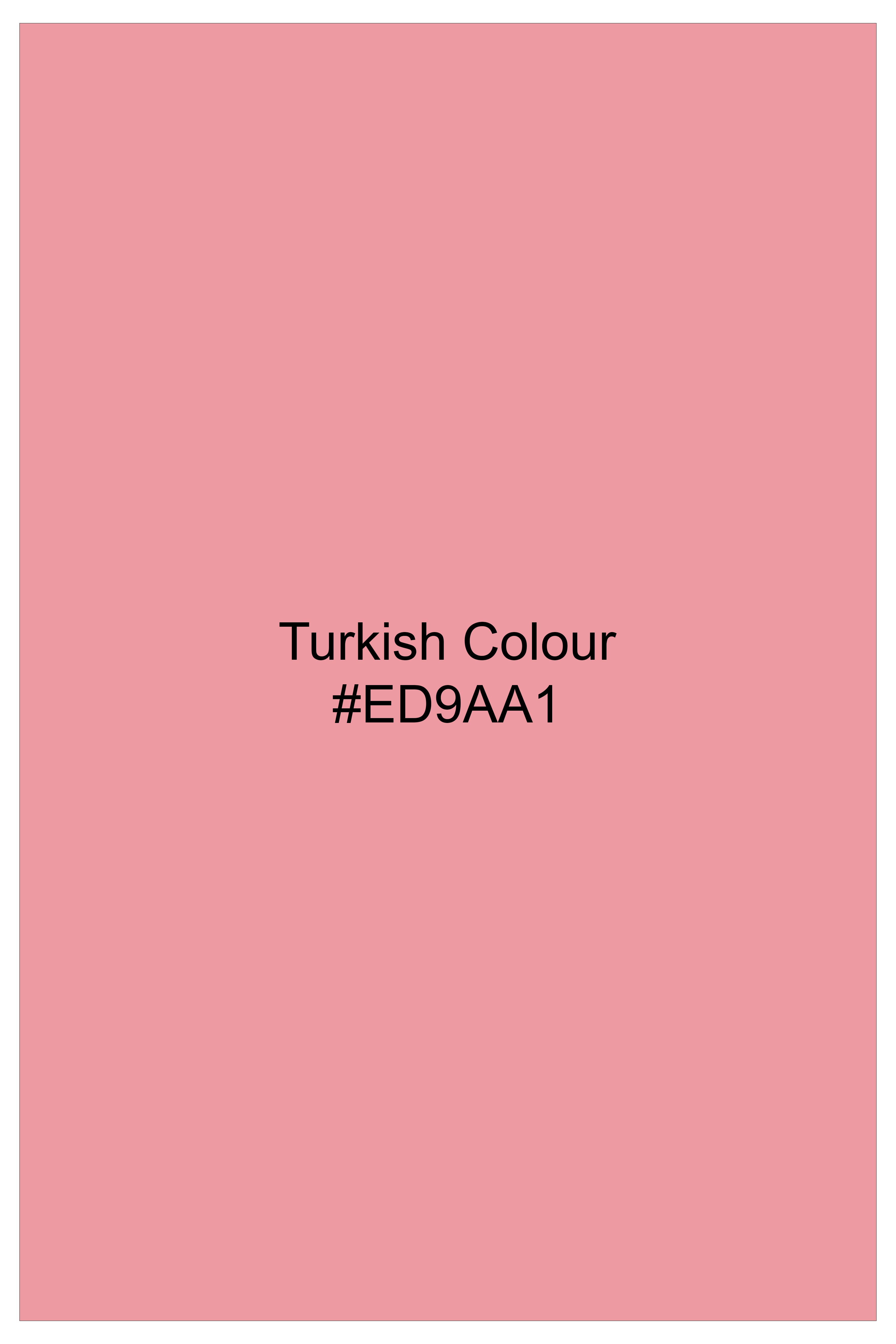 Turkish Pink Embroidered Cross Placket Bandhgala Jodhpuri