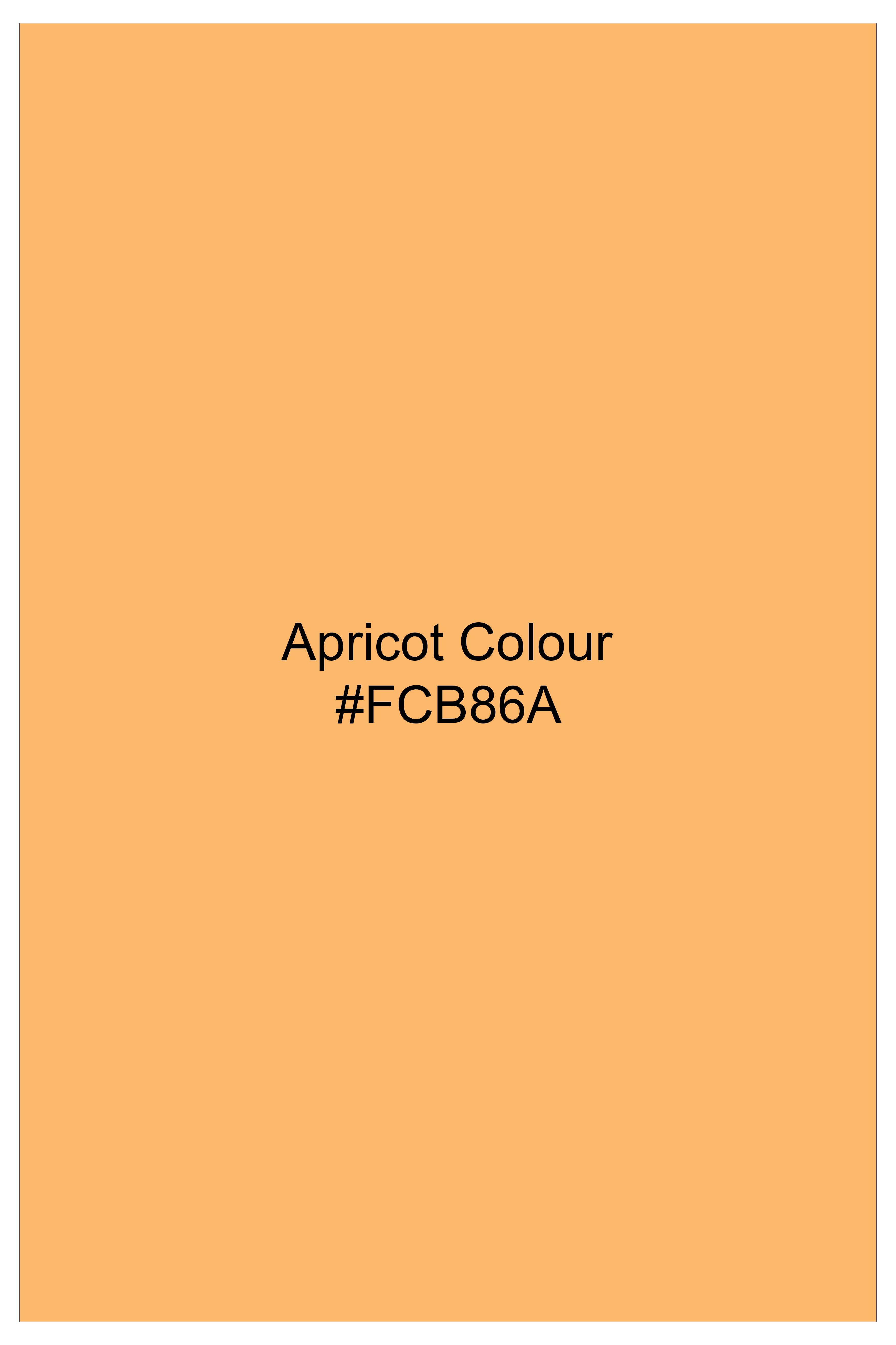 Apricot orange Sequins Embroidered Bandhgala Jodhpuri