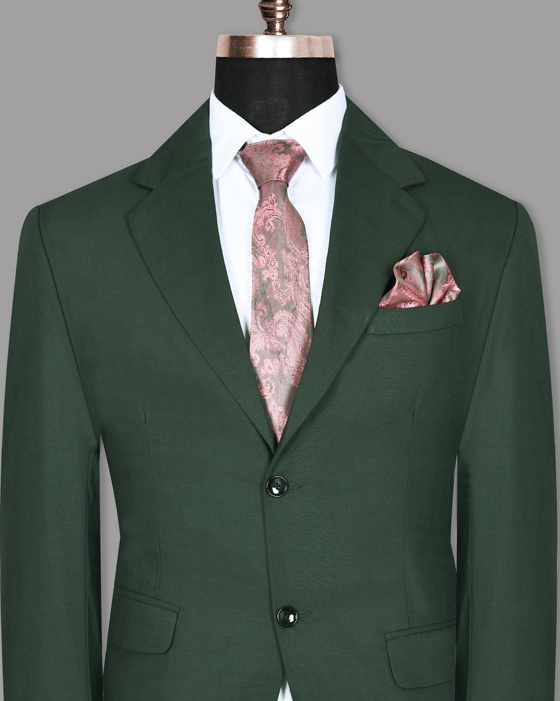 Basil Green Subtle Plaid Wool Blend Blazer BL605SB-38, BL605SB-46, BL605SB-36, BL605SB-44, BL605SB-48, BL605SB-50, BL605SB-52, BL605SB-54, BL605SB-56, BL605SB-58, BL605SB-60, BL605SB-40, BL605SB-42