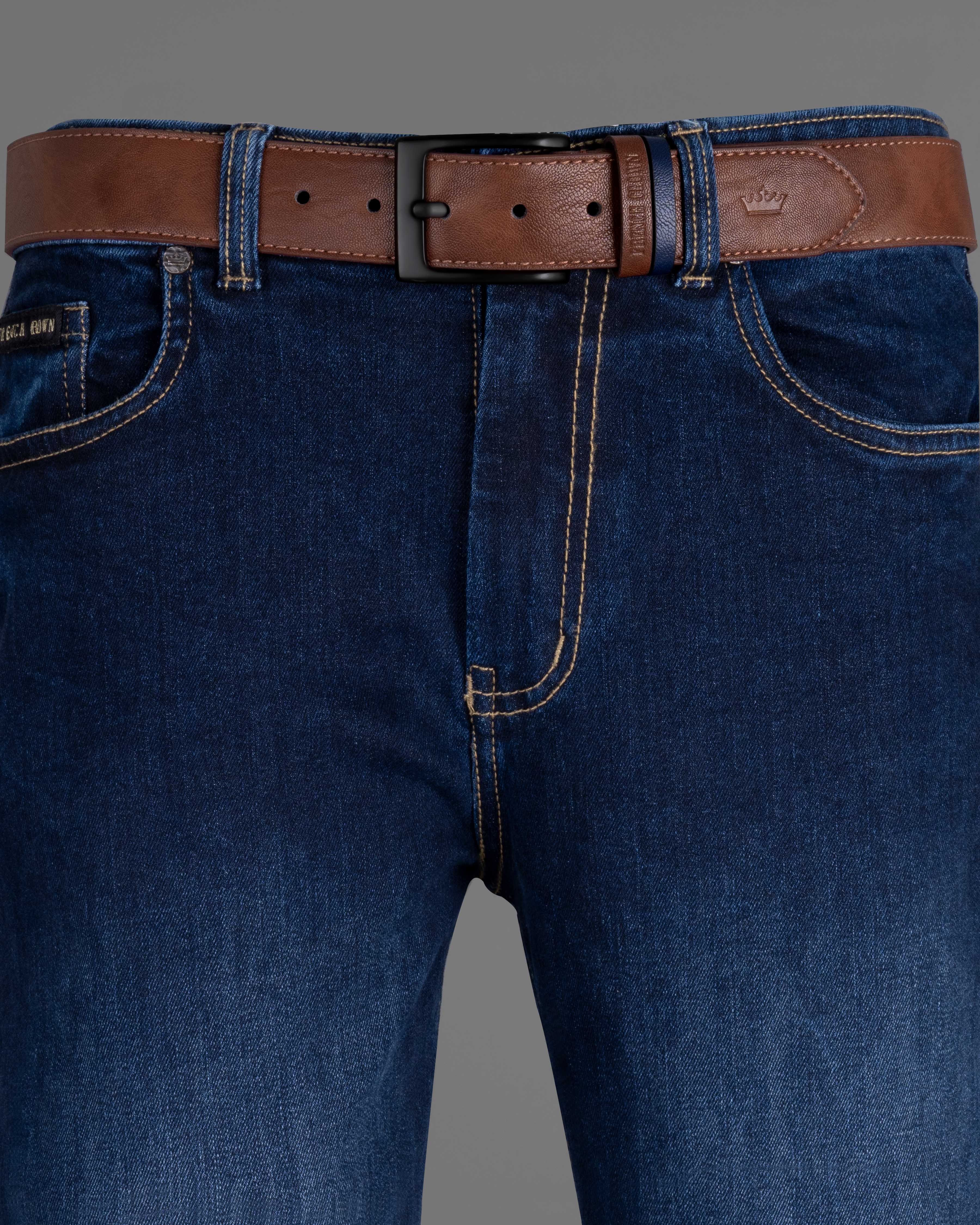 Tan Brown with Jade Black Buckle Leather Free Lightweight Handcrafted Belt BT101-28, BT101-30, BT101-32, BT101-34, BT101-36, BT101-38