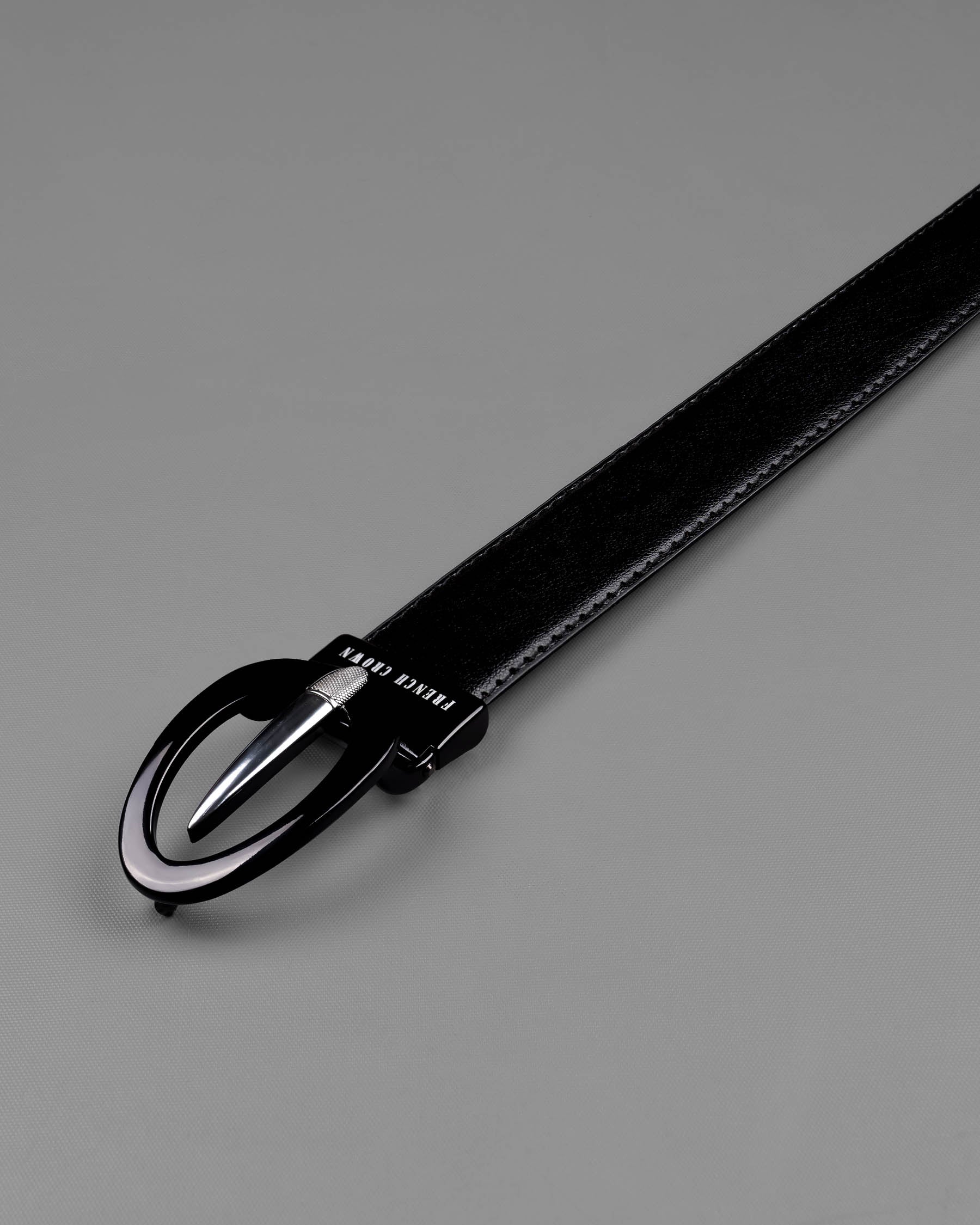 Glossy Black and Silver Oval buckled Reversible jade Black and Brown Slight Textured Vegan Leather Handcrafted Belt BT027-28, BT027-30, BT027-32, BT027-34, BT027-36, BT027-38