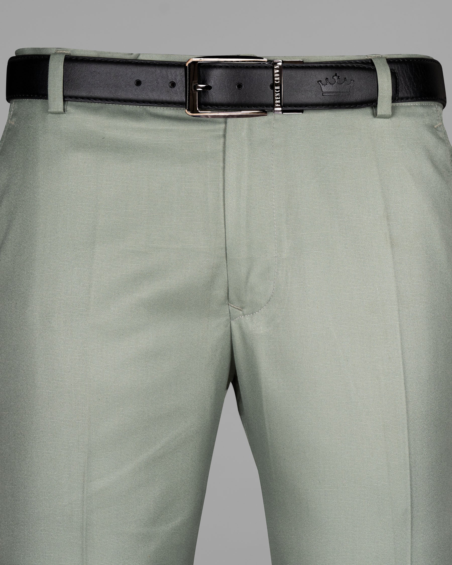 Glossy Grey with golden Patterned buckle Reversible Black and Brown Vegan Leather Handcrafted Belt