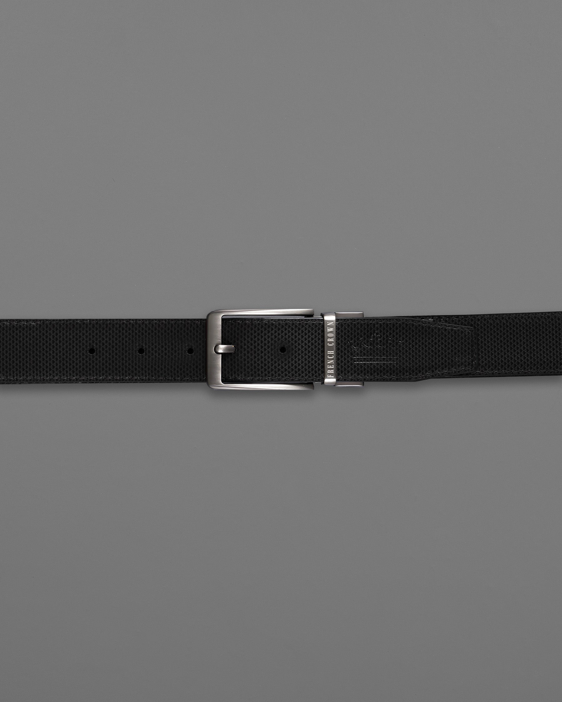 Silver Buckle with Jade Black and Brown Leather Free Handcrafted Reversible Belt BT058-28, BT058-30, BT058-32, BT058-34, BT058-36, BT058-38