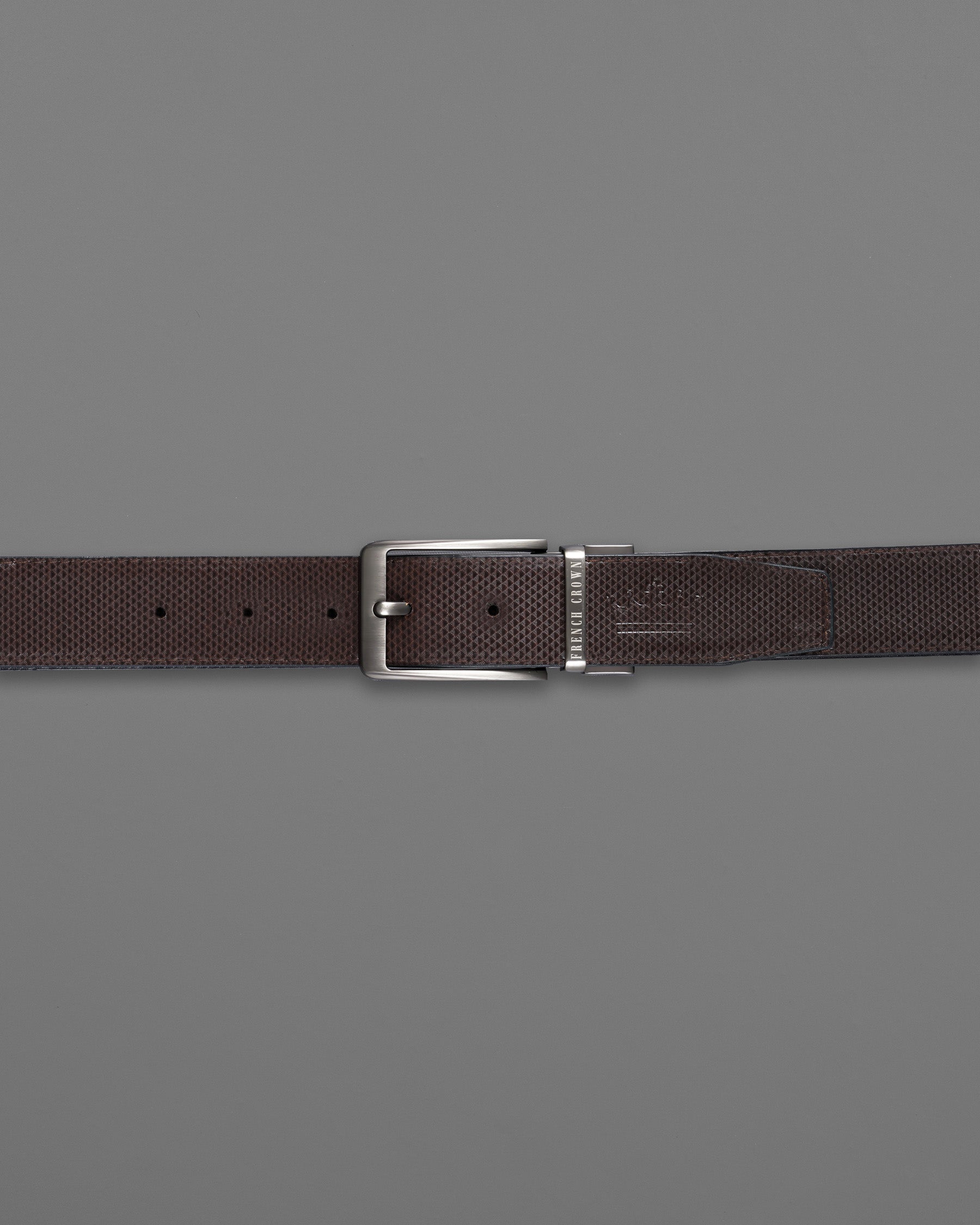 Silver Buckle with Jade Black and Brown Leather Free Handcrafted Reversible Belt BT058-28, BT058-30, BT058-32, BT058-34, BT058-36, BT058-38