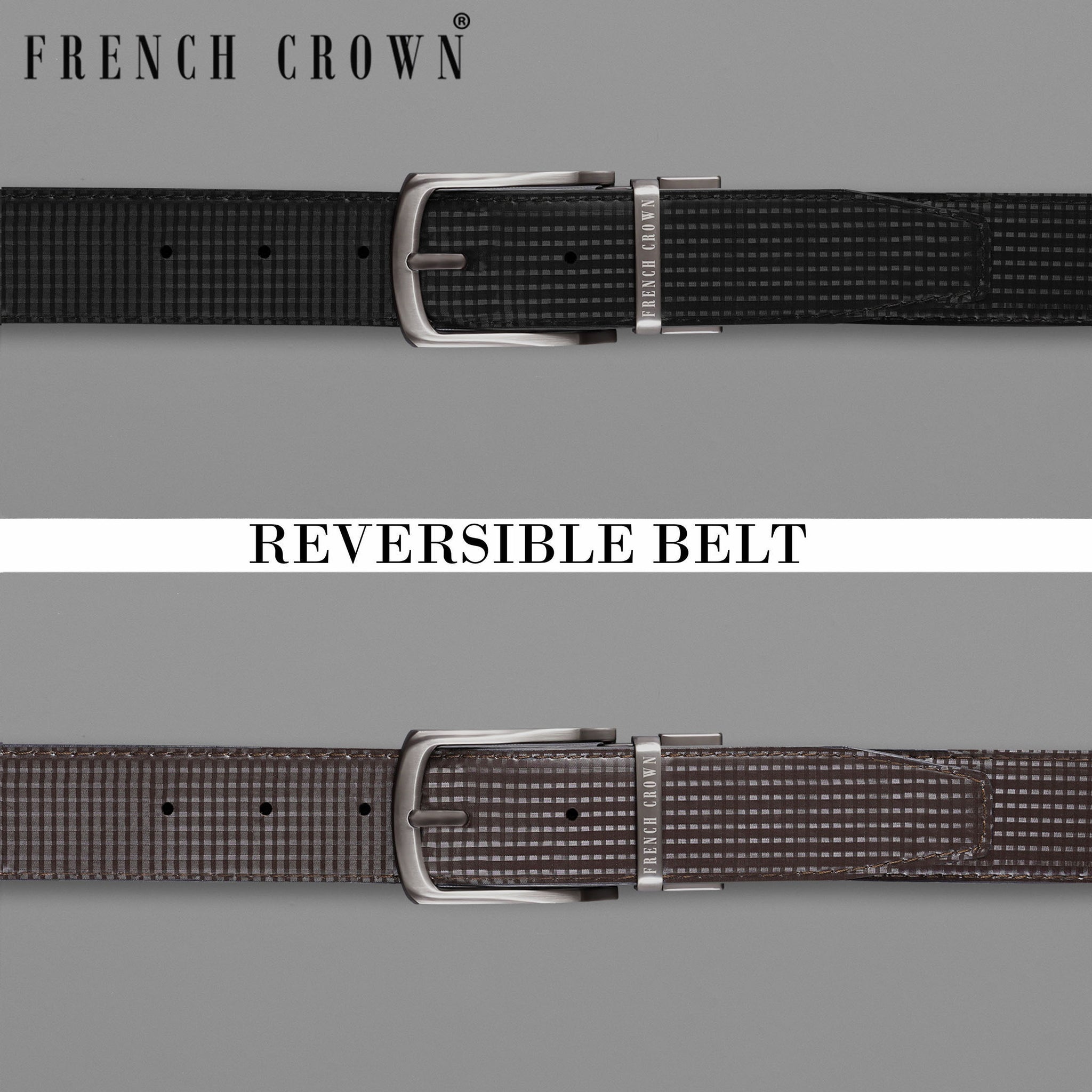 DOUBLE C 38MM IN BLACK QUILTED LAMBSKIN SILVER BUCKLE
