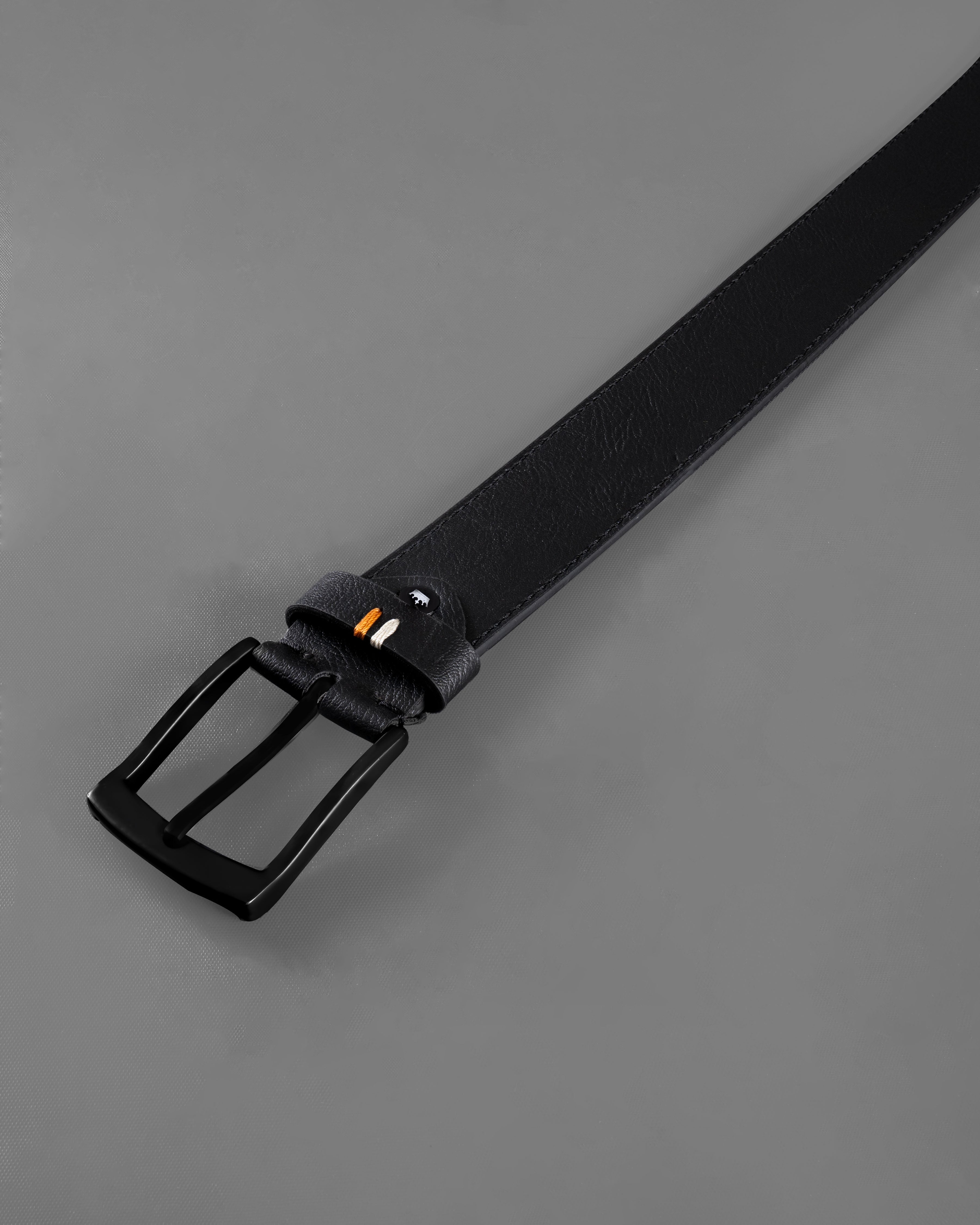 Jade Black Leather Free Lightweight Handcrafted Belt BT098-28, BT098-30, BT098-32, BT098-34, BT098-36, BT098-38