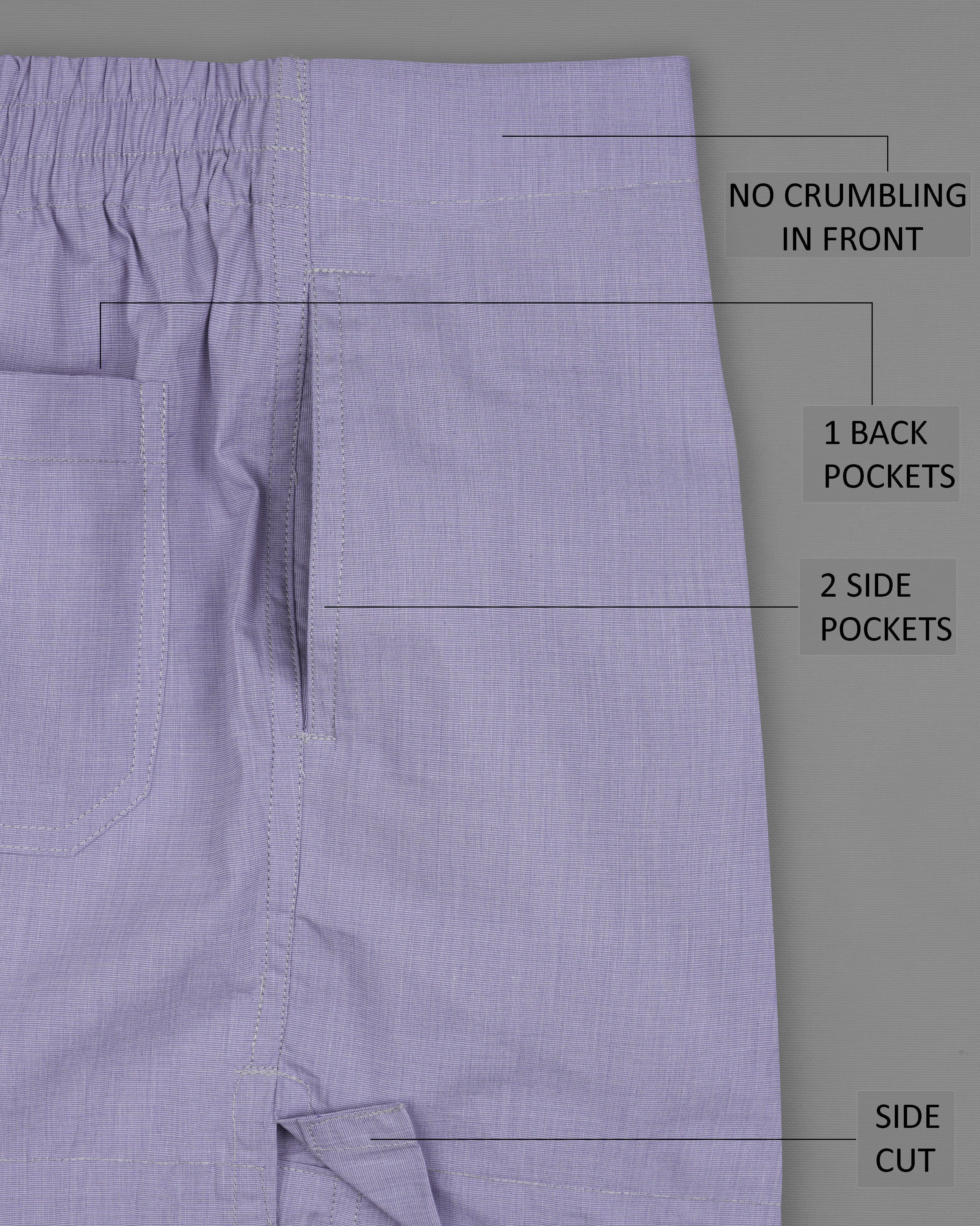 Amethyst Purple Premium Cotton Boxers BX493-28, BX493-30, BX493-32, BX493-34, BX493-36, BX493-38, BX493-40, BX493-42, BX493-44