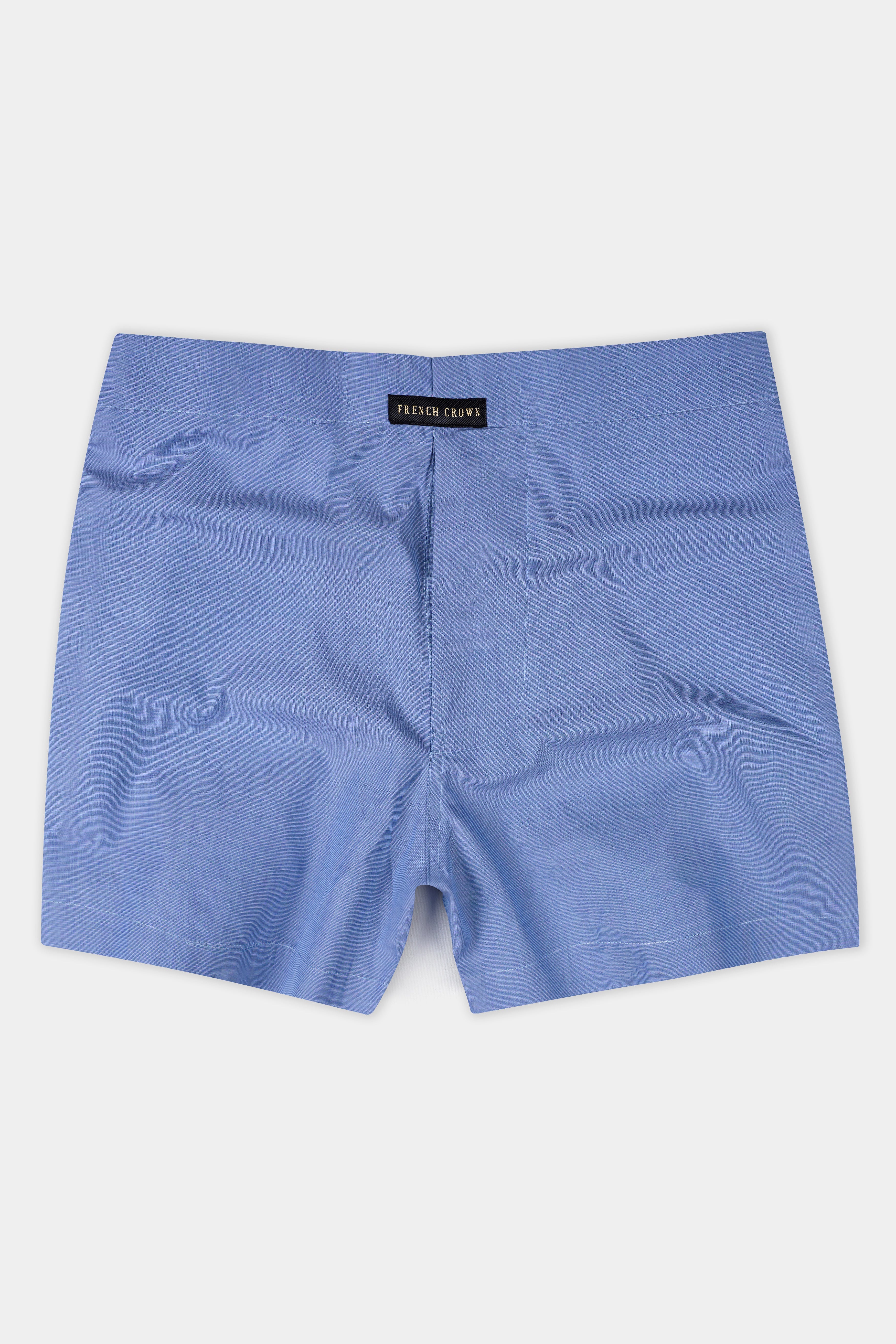 Twilight Blue Two Tone Chambray Textured Premium Cotton Boxer