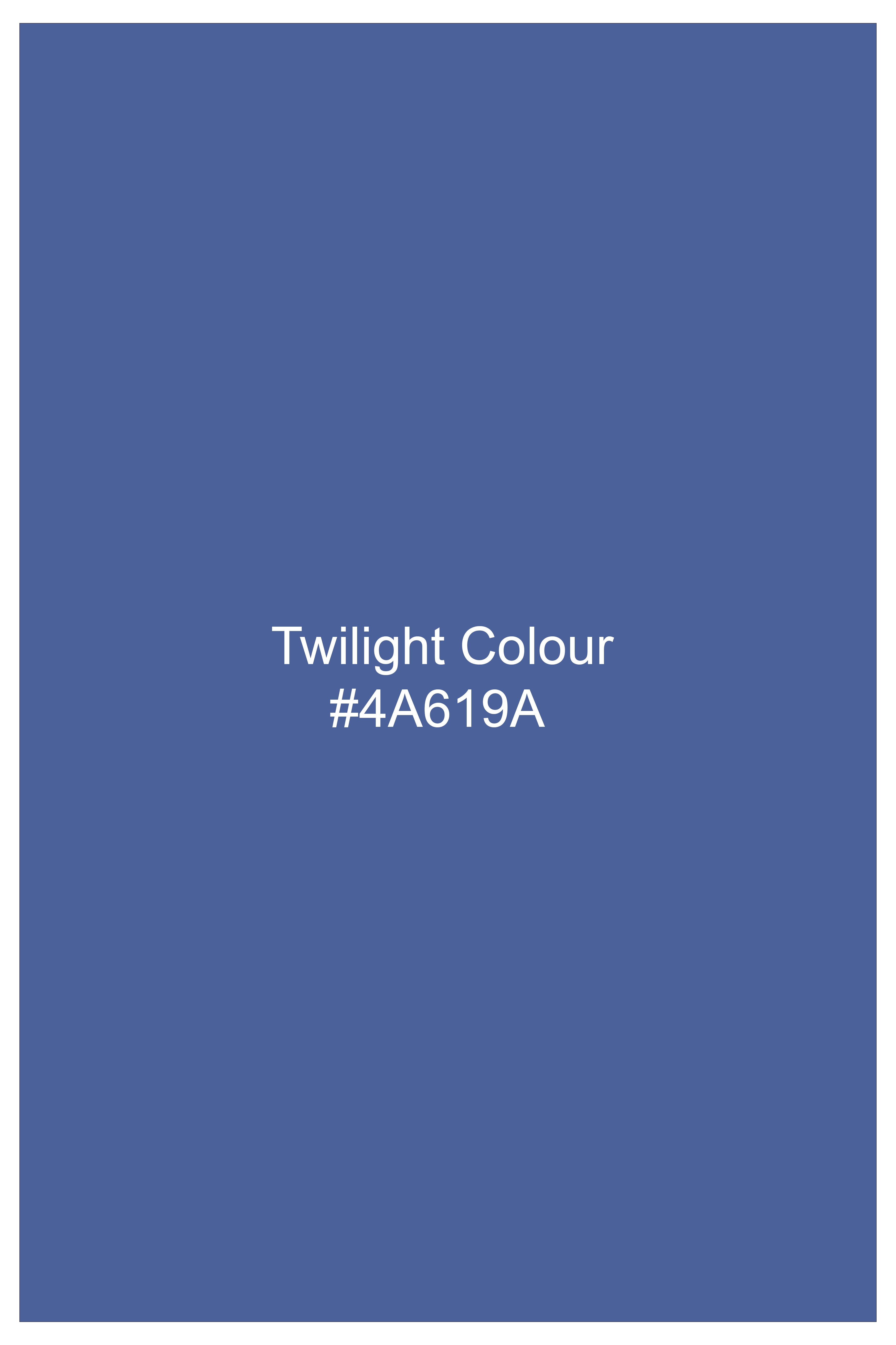 Twilight Blue Two Tone Chambray Textured Premium Cotton Boxer