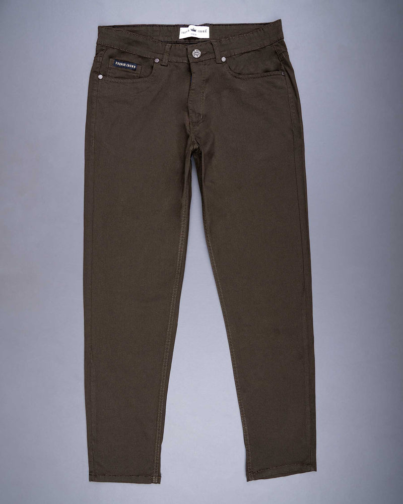 Birch Brown Rinsed Clean Look Stretchable Denim J128-32, J128-34, J128-36, J128-38, J128-40