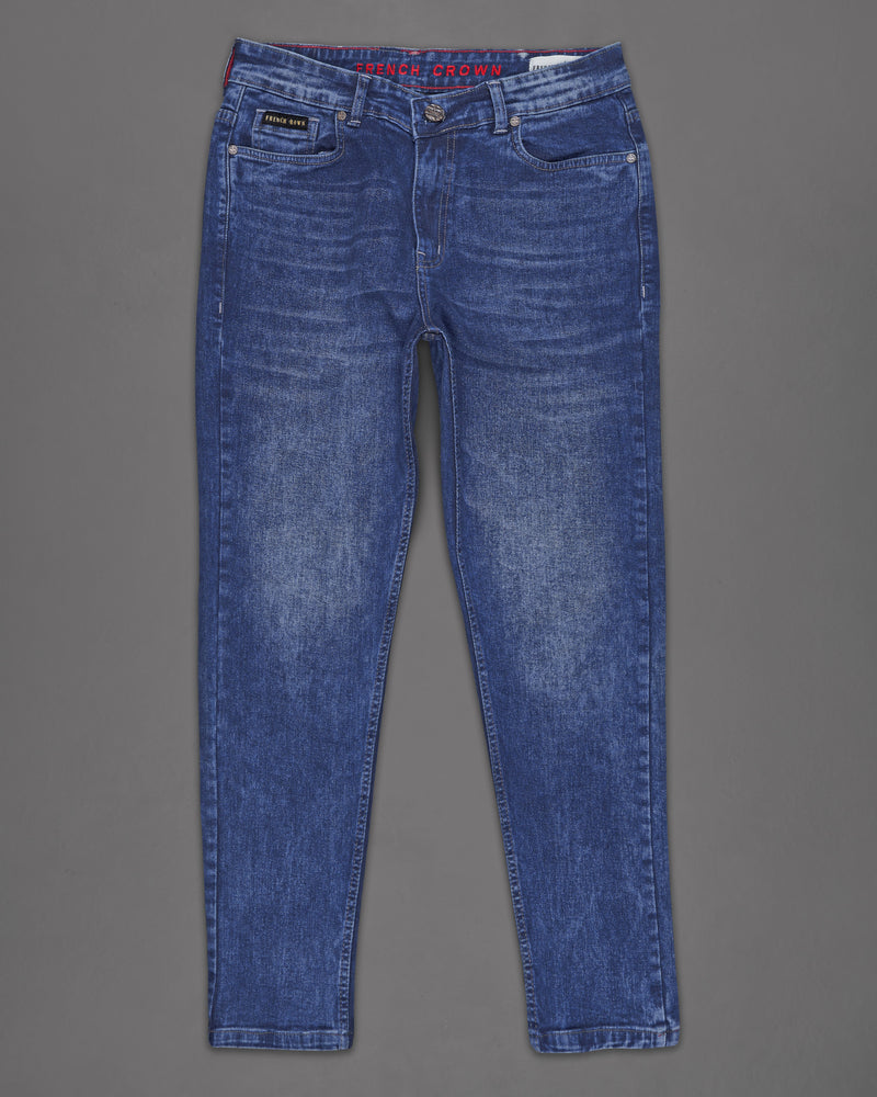 Rhino Blue Hand Sanding Stretchable Denim J180-32, J180-34, J180-36, J180-38, J180-40