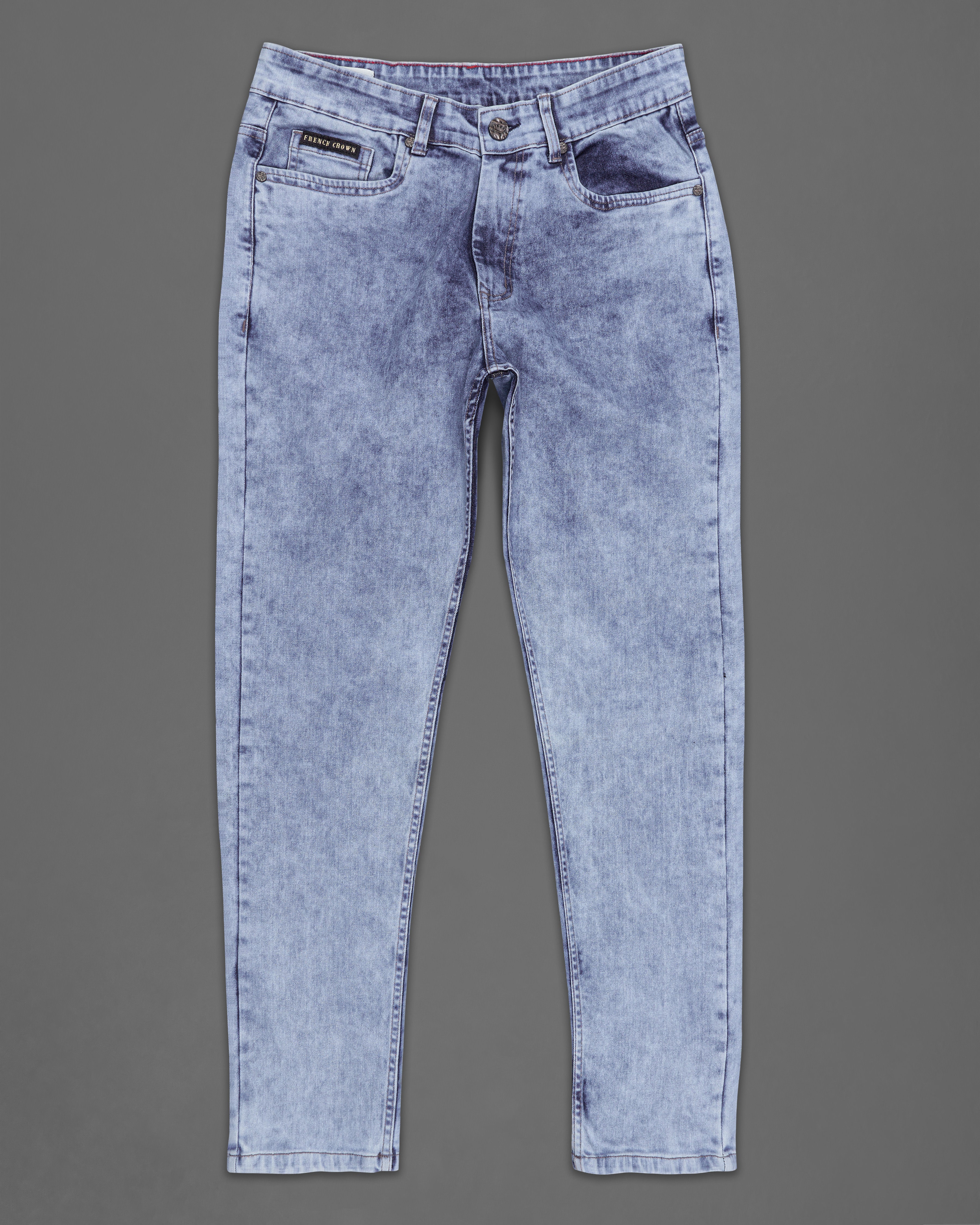 Yonder Blue Acid Wash Stretchable Denim J181-32, J181-34, J181-36, J181-38, J181-40