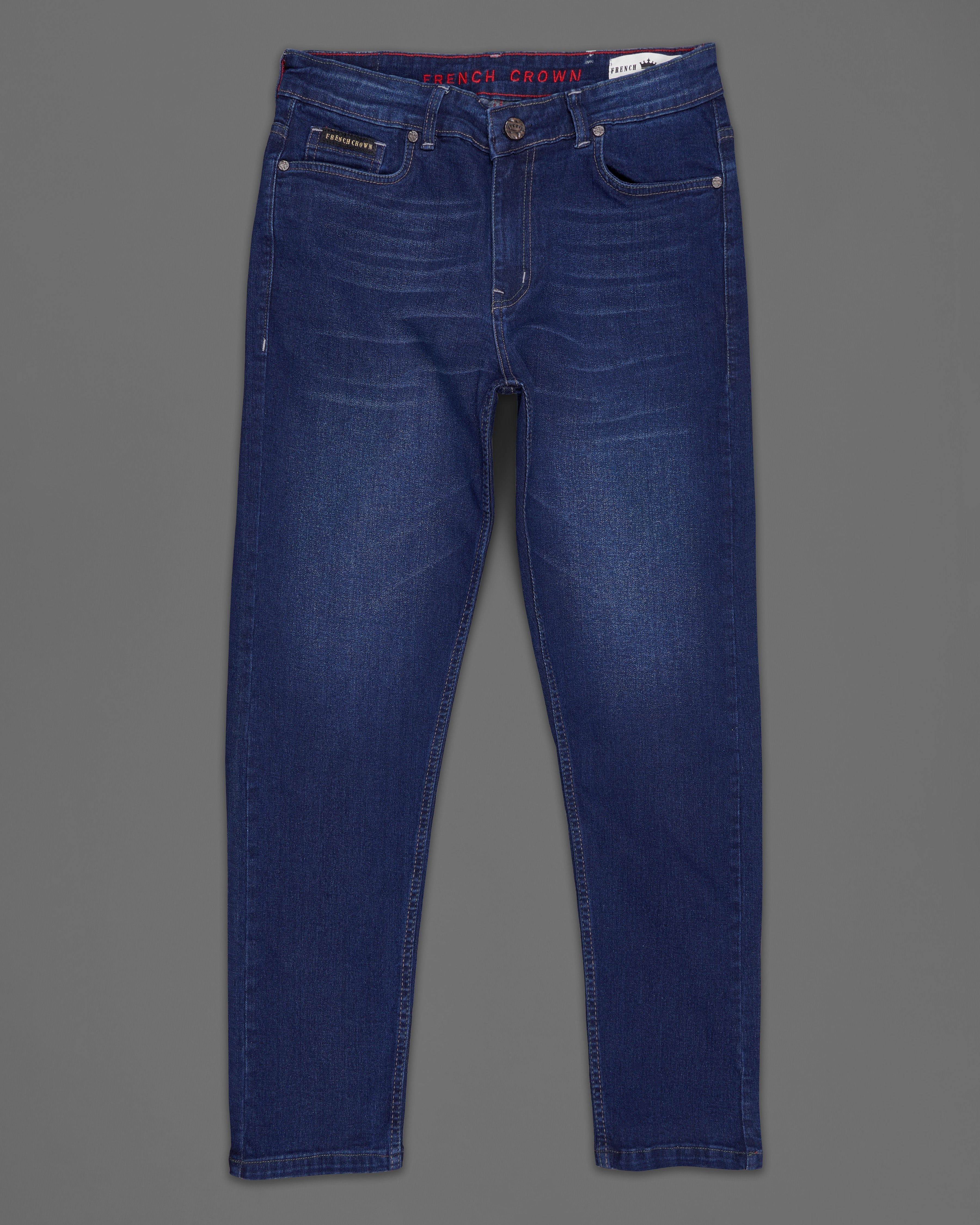 Firefly Navy Blue Hand Sanding Stretchable Denim J186-32, J186-34, J186-36, J186-38, J186-40