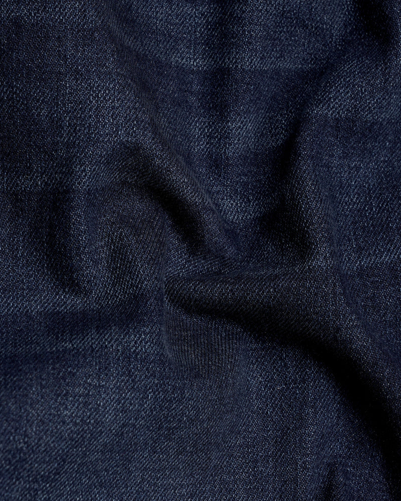 Outer Space Navy Blue Whiskering Wash Denim J202-30, J202-32, J202-34, J202-36, J202-38, J202-40