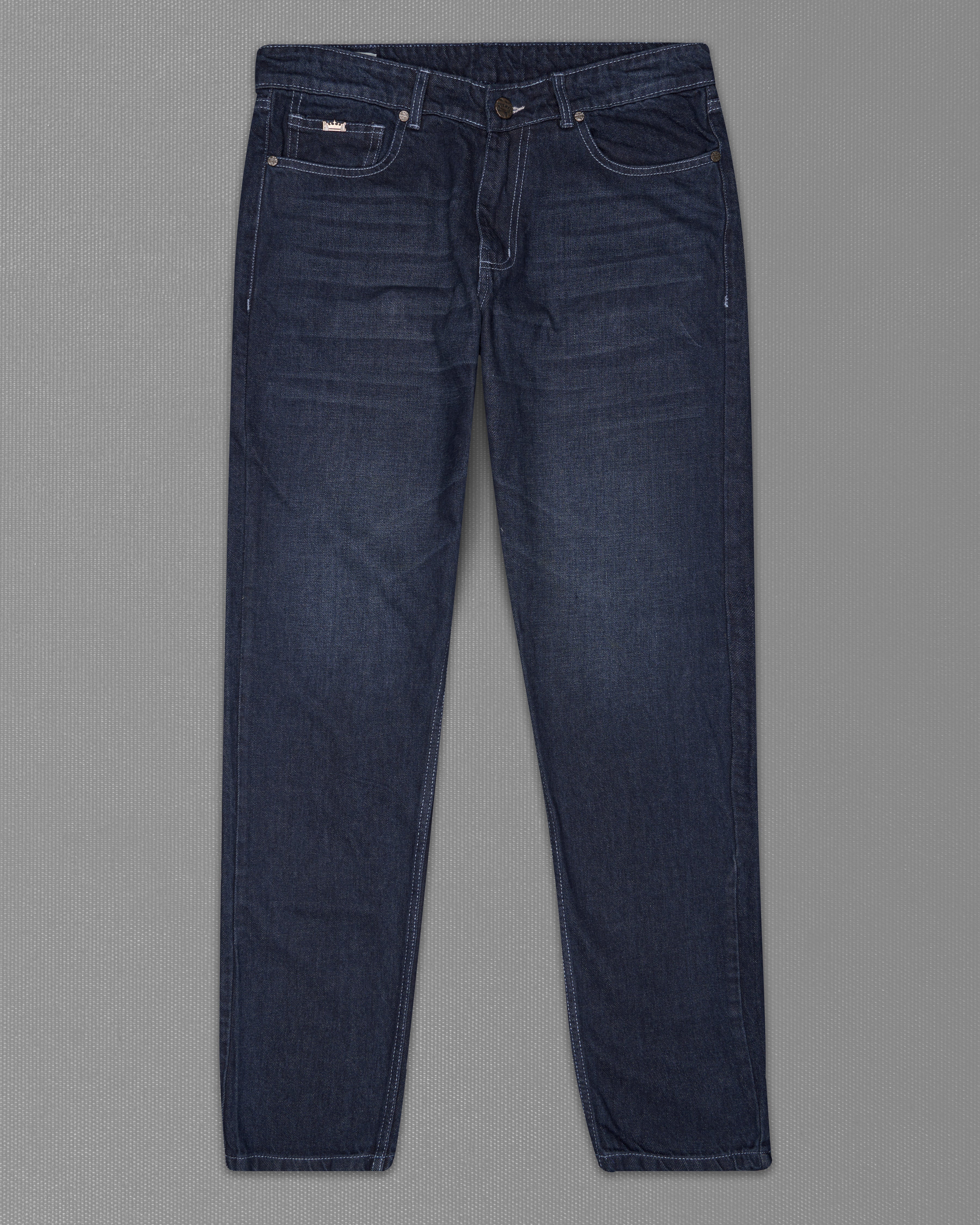 Outer Space Navy Blue Whiskering Wash Denim J202-30, J202-32, J202-34, J202-36, J202-38, J202-40