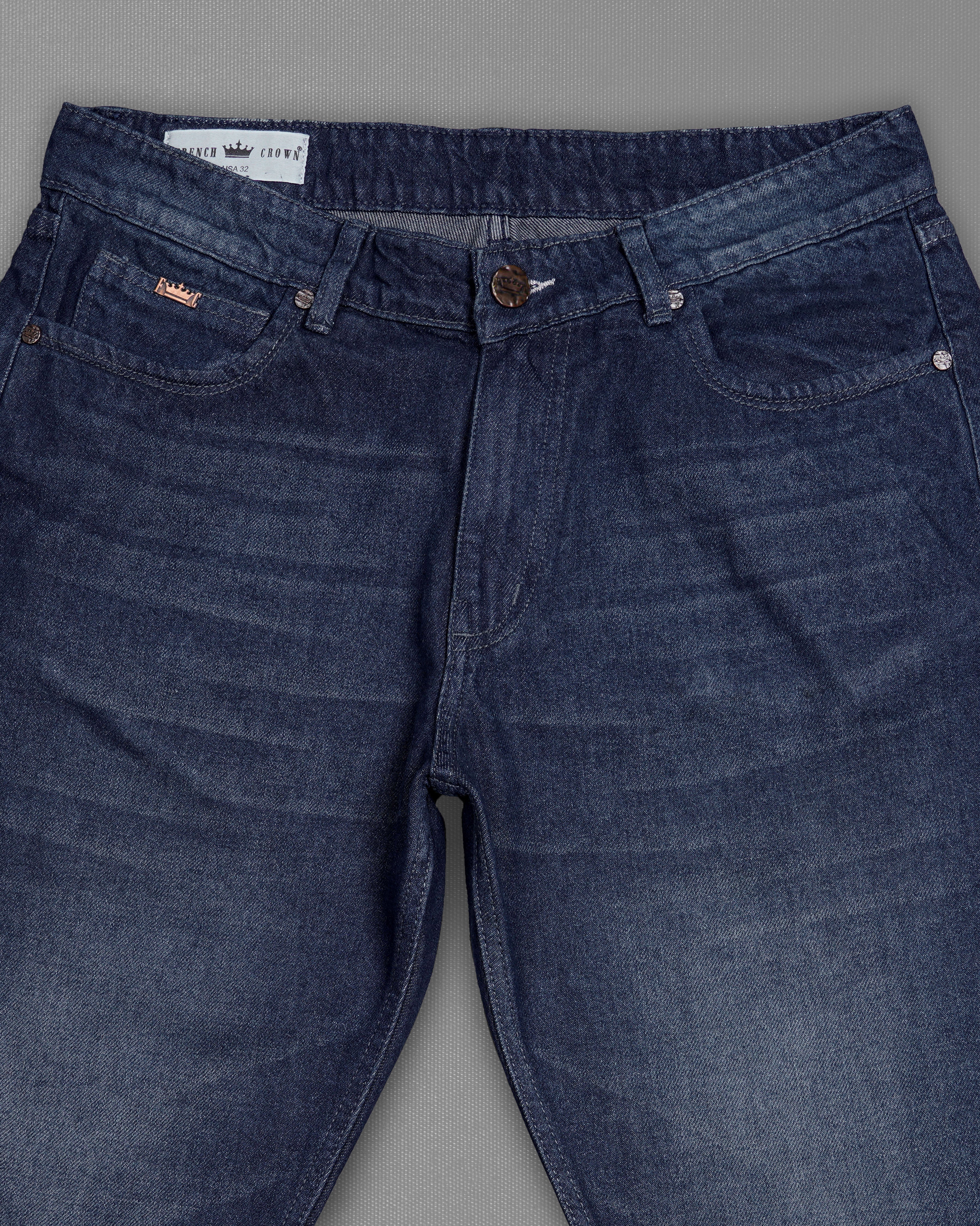 Ebony Clay Blue Whiskering Wash Denim J205-30, J205-32, J205-34, J205-36, J205-38, J205-40