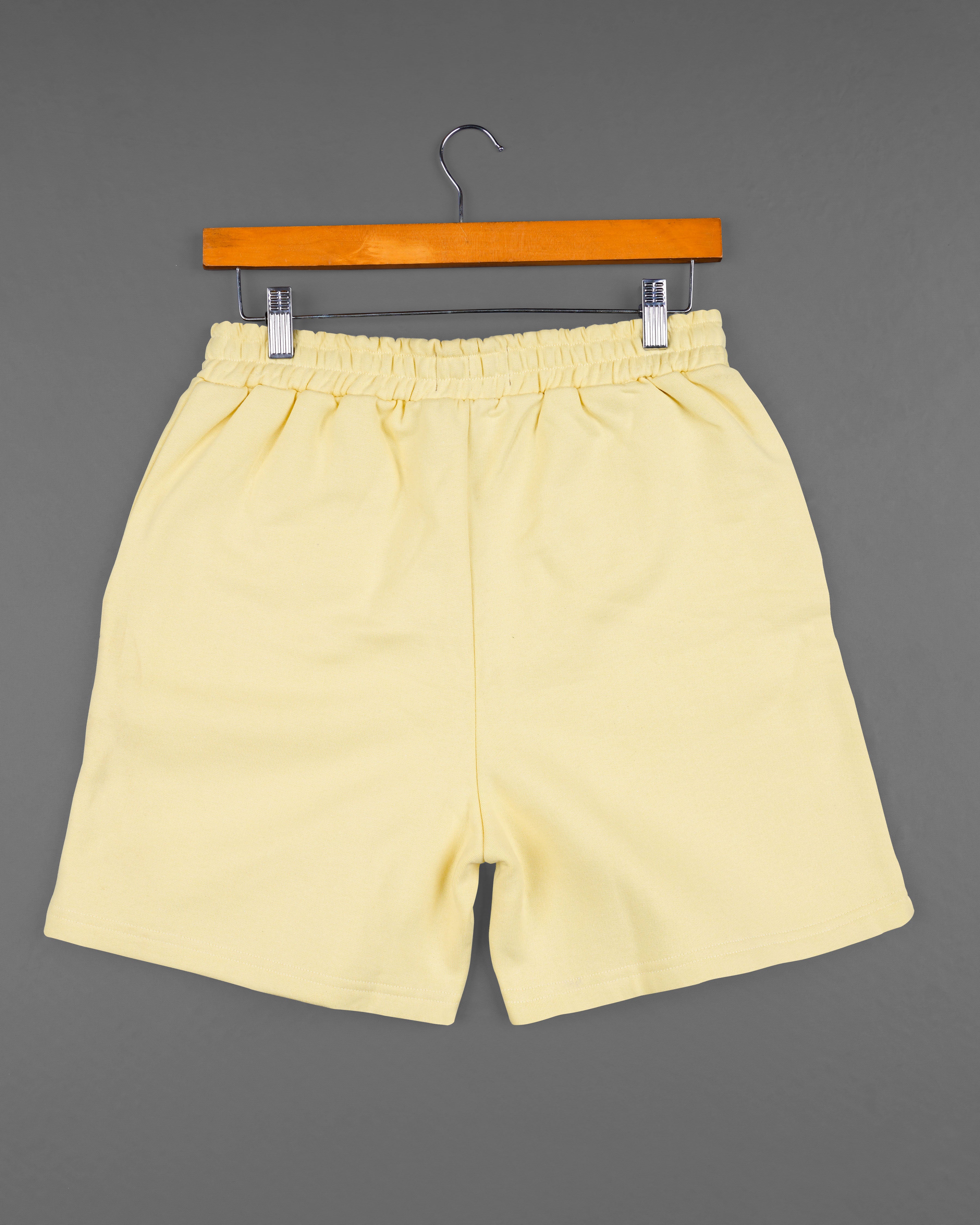 Marzipan Yellow Premium Cotton Shorts SR172-28, SR172-30, SR172-32, SR172-34, SR172-36, SR172-38, SR172-40, SR172-42, SR172-44