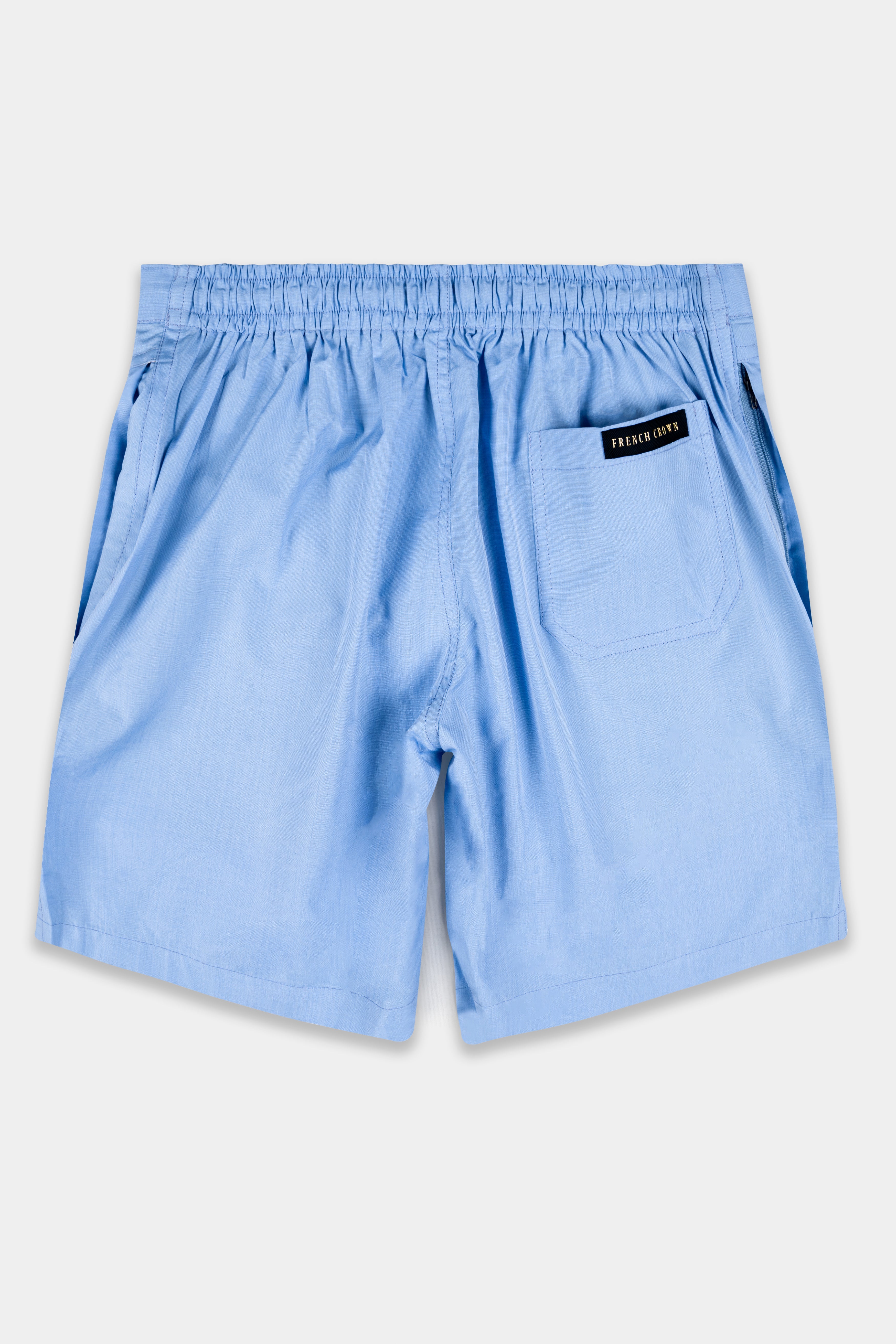 Glacier Blue Chambray Shorts SR372-28, SR372-30, SR372-32, SR372-34, SR372-36, SR372-38, SR372-40, SR372-42, SR372-44