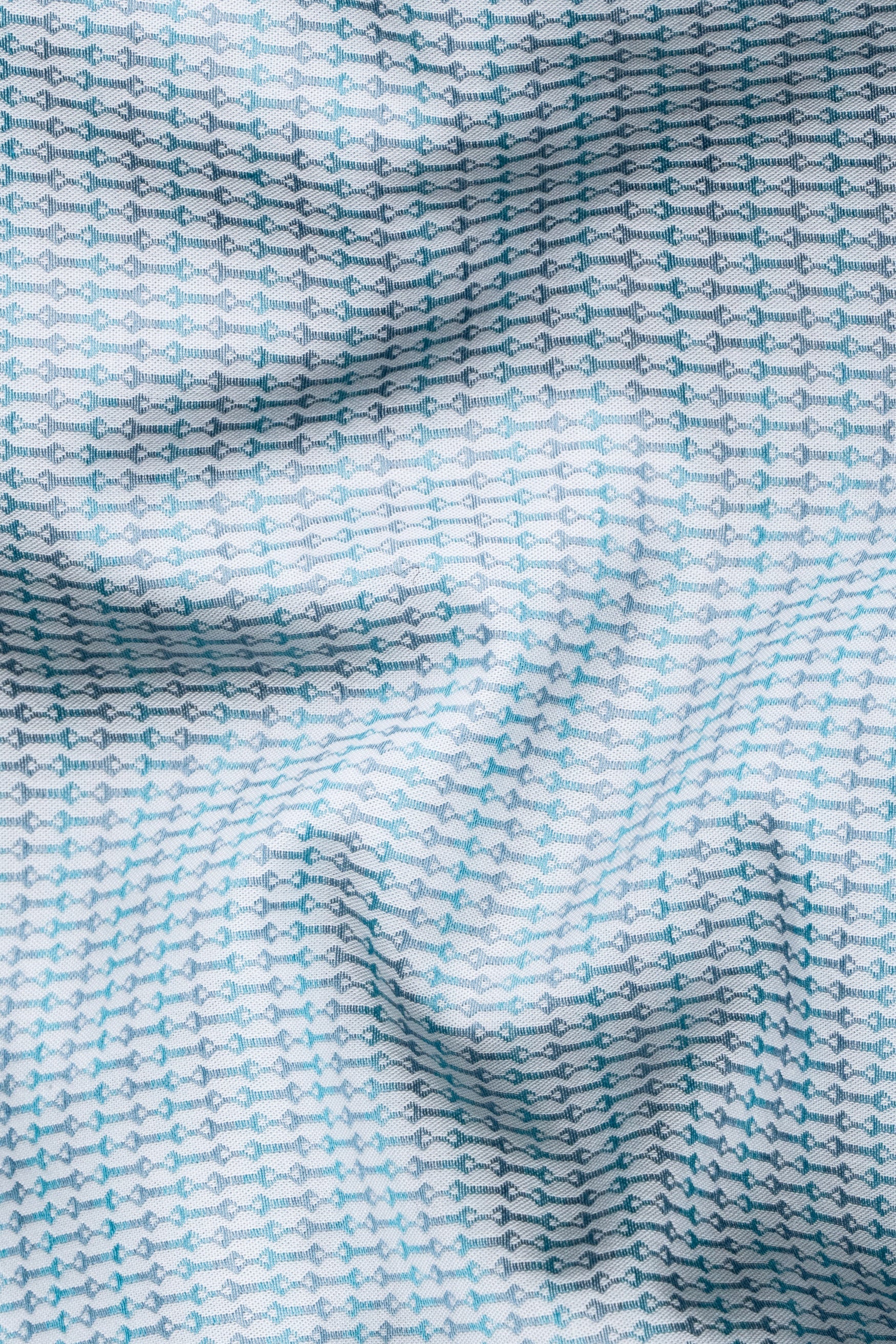 Hosta Blue and White Dobby Textured Giza Cotton Shorts SR388-28, SR388-30, SR388-32, SR388-34, SR388-36, SR388-38, SR388-40, SR388-42, SR388-44