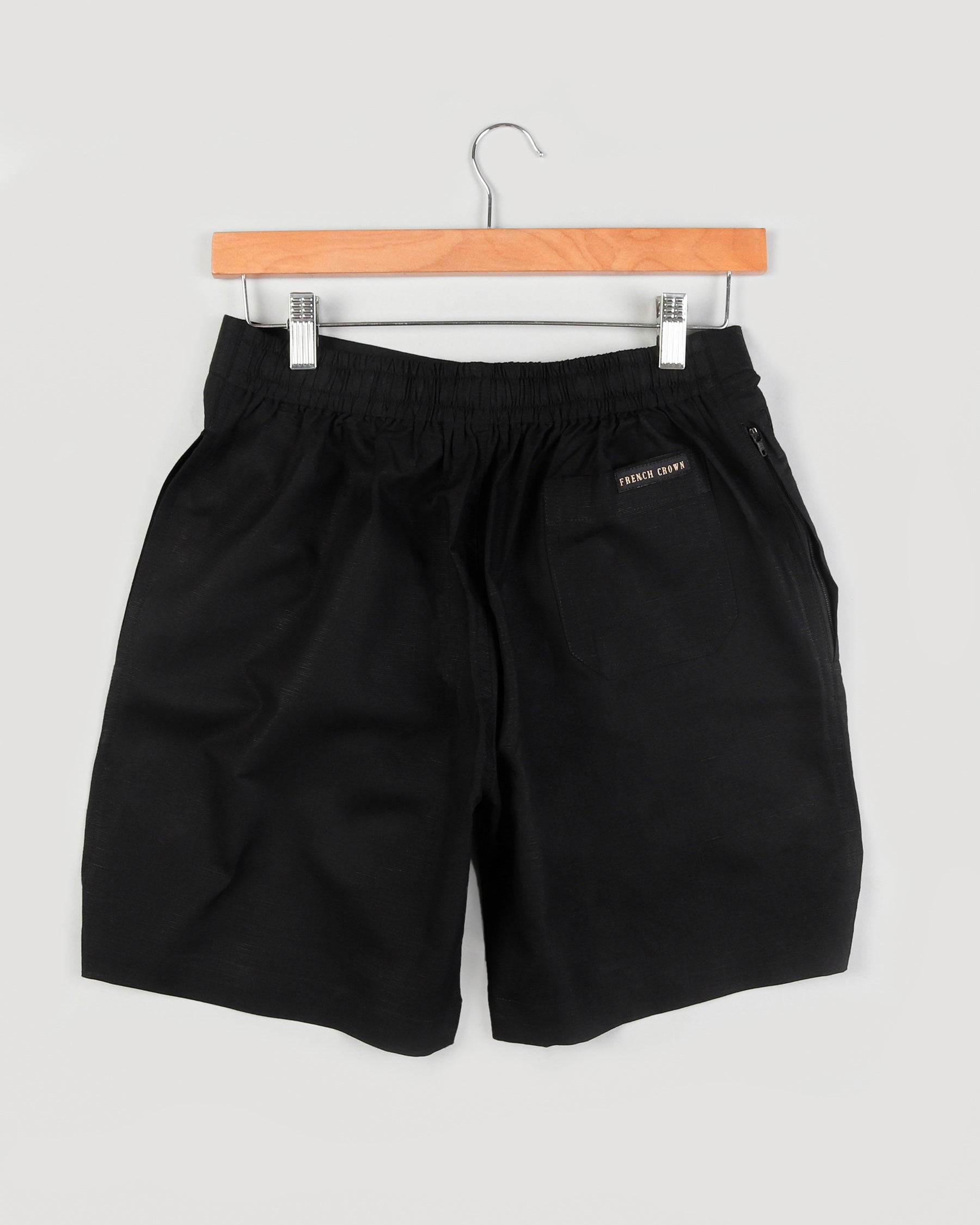 Bright White Premium Cotton and Jade Black Linen Shorts SR01-28, SR01-30, SR01-32, SR01-34, SR01-36, SR01-38, SR01-40, SR01-42, SR01-44