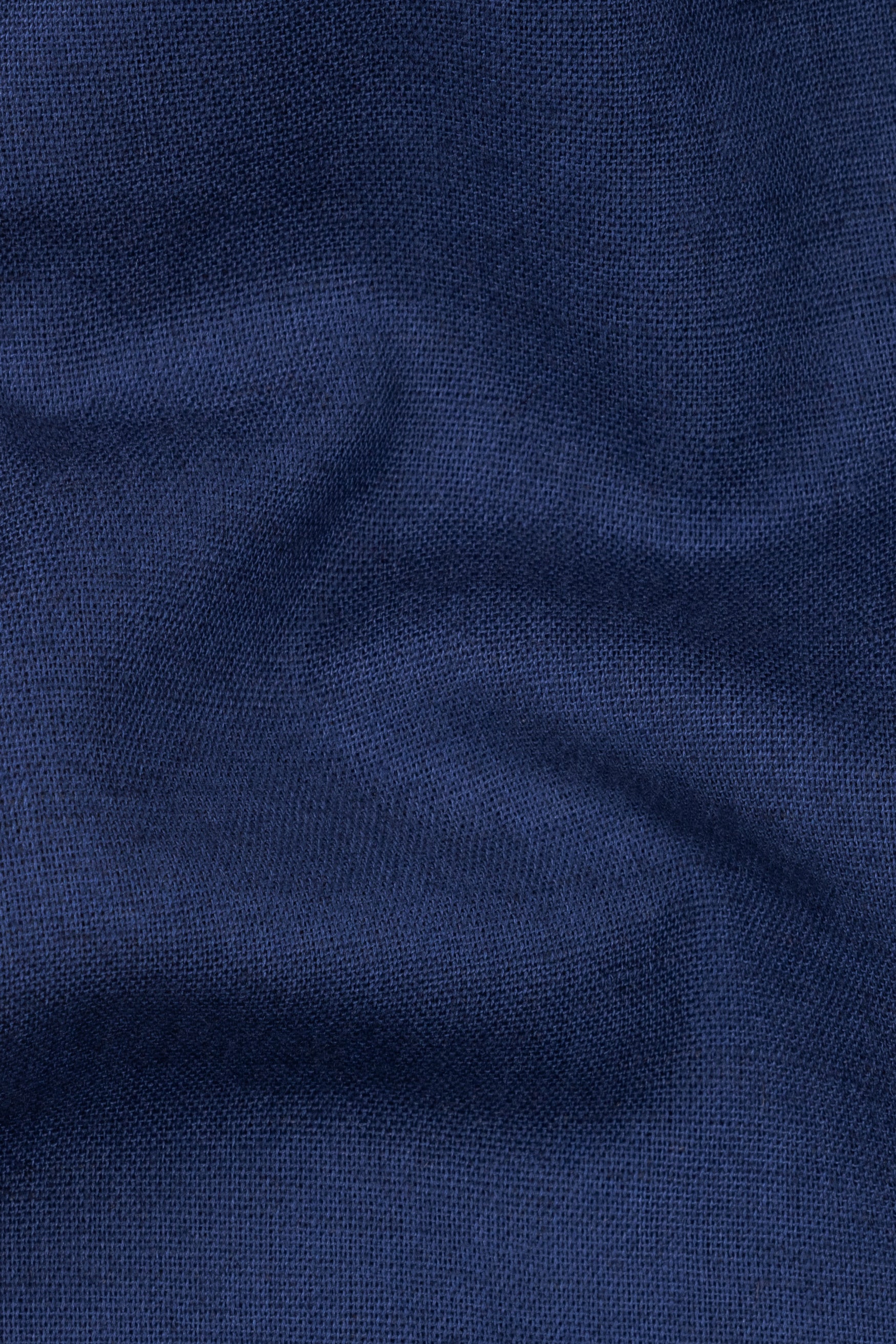 Cloud Burst Blue Textured Luxurious Linen Shorts
