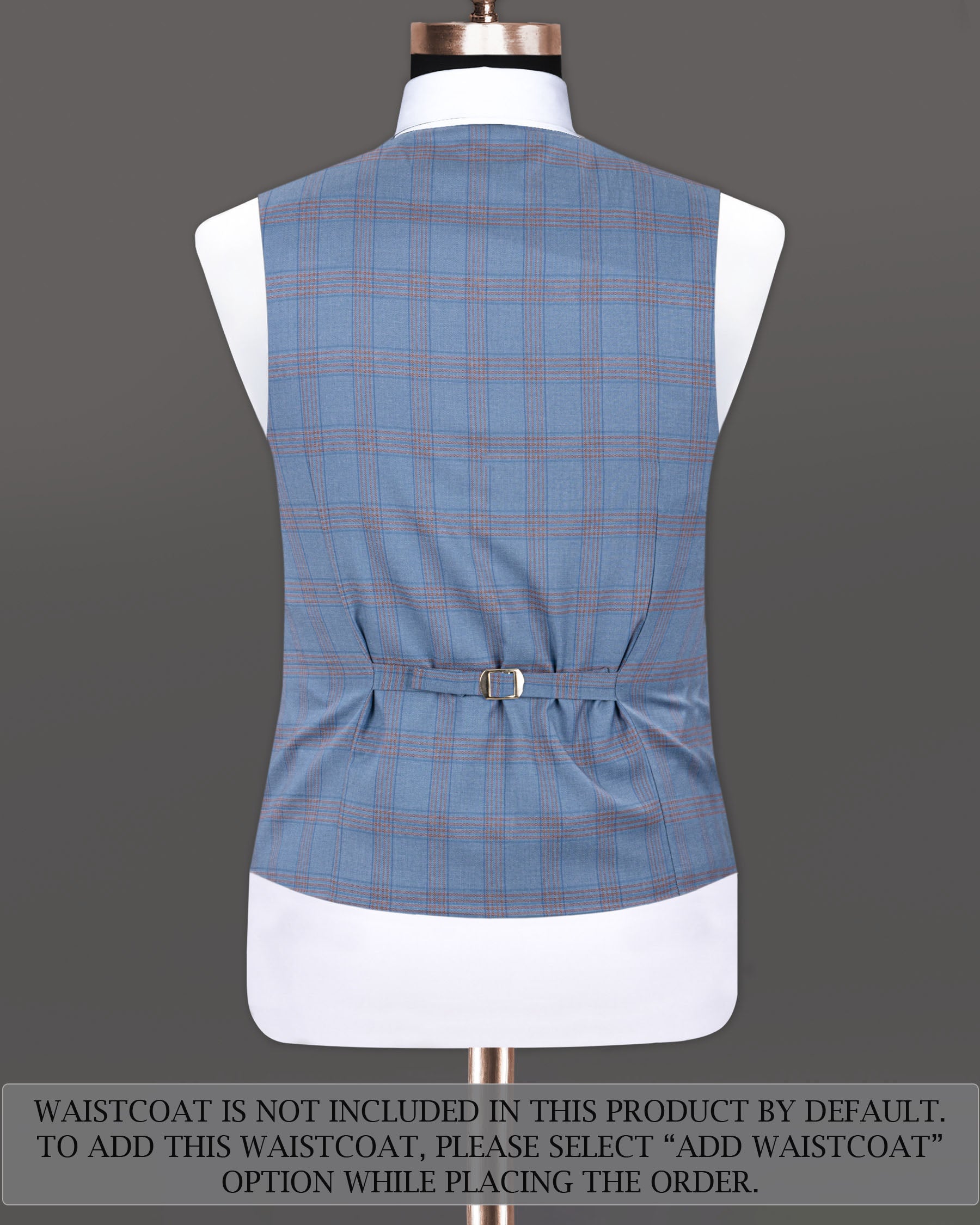 Lynch Light Blue Windowpane Woolrich Tuxedo Suit