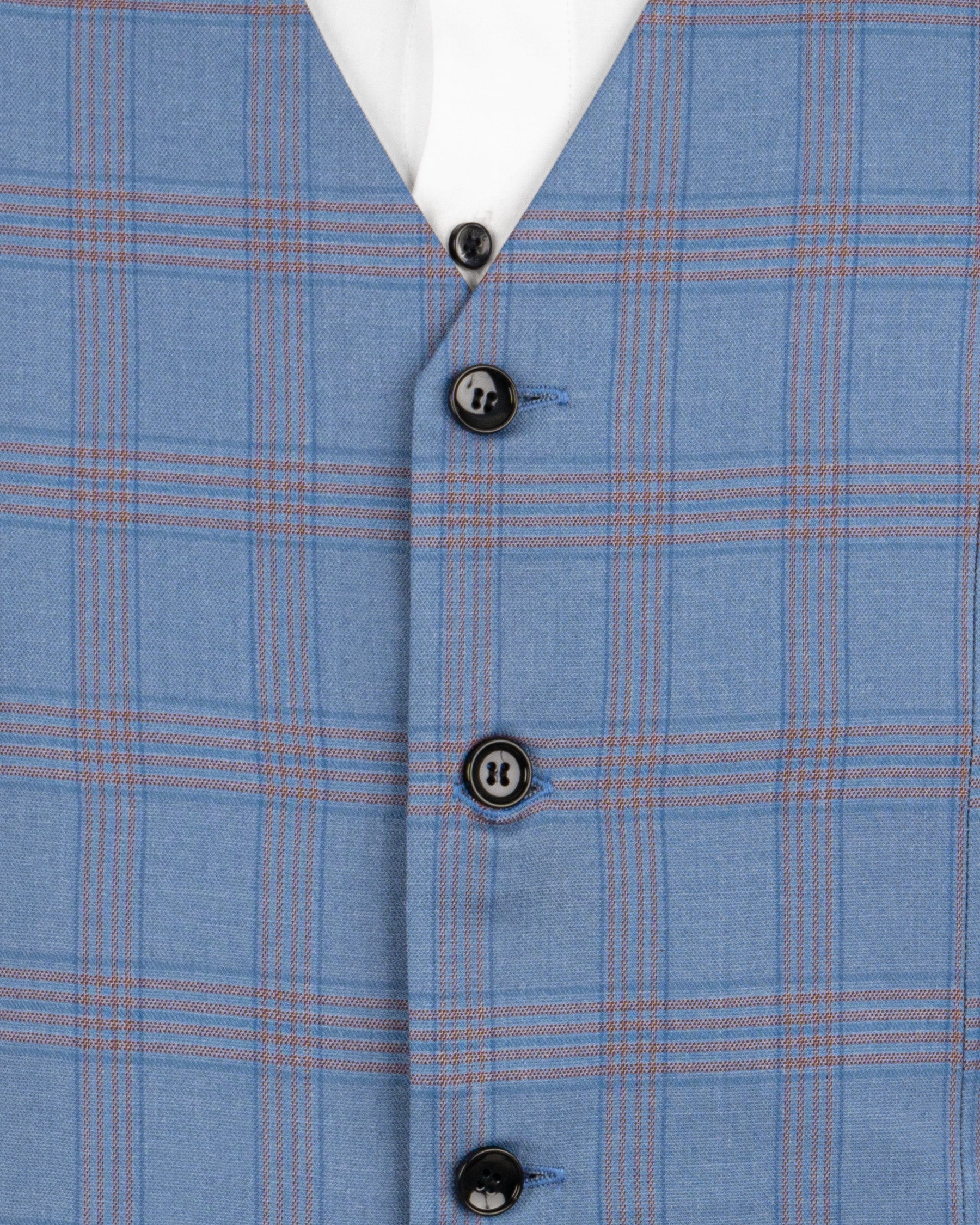 Lynch Light Blue Windowpane Woolrich Tuxedo Suit