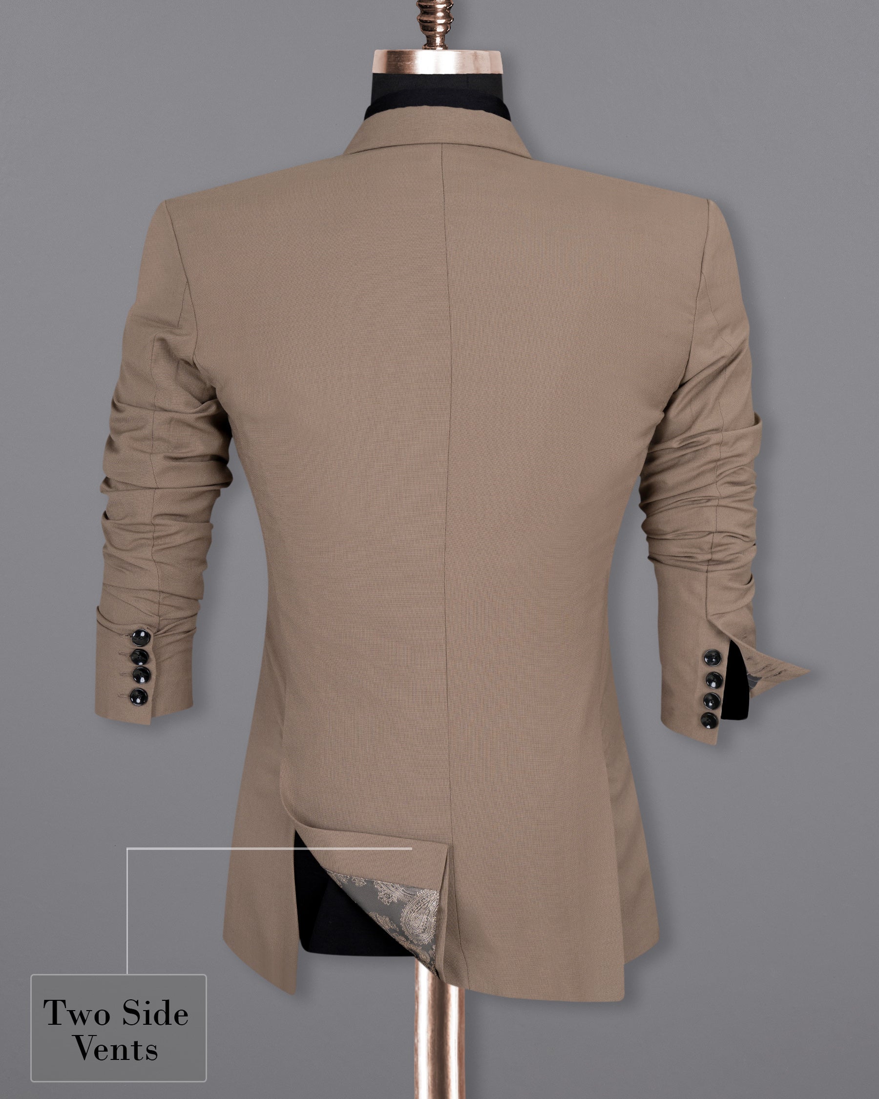Sand Dune Brown Wool Rich Suit