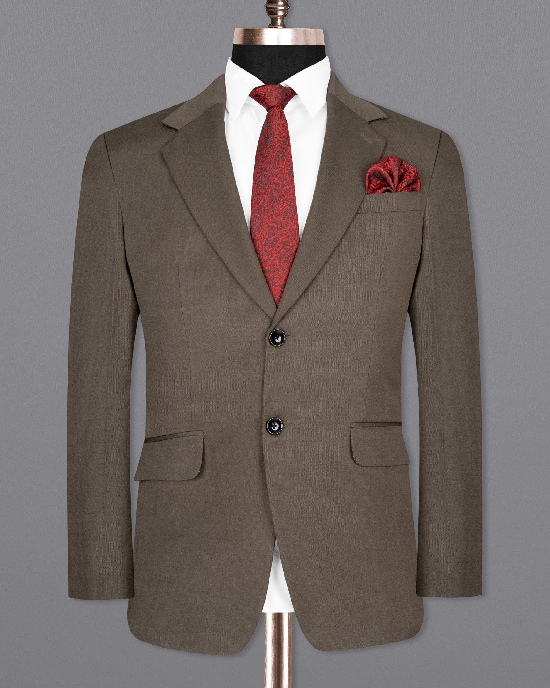 Don Juan Brown Wool Rich Suit ST1496-SB-36, ST1496-SB-38, ST1496-SB-40, ST1496-SB-42, ST1496-SB-44, ST1496-SB-46, ST1496-SB-48, ST1496-SB-50, ST1496-SB-52, ST1496-SB-54, ST1496-SB-56, ST1496-SB-58, ST1496-SB-60