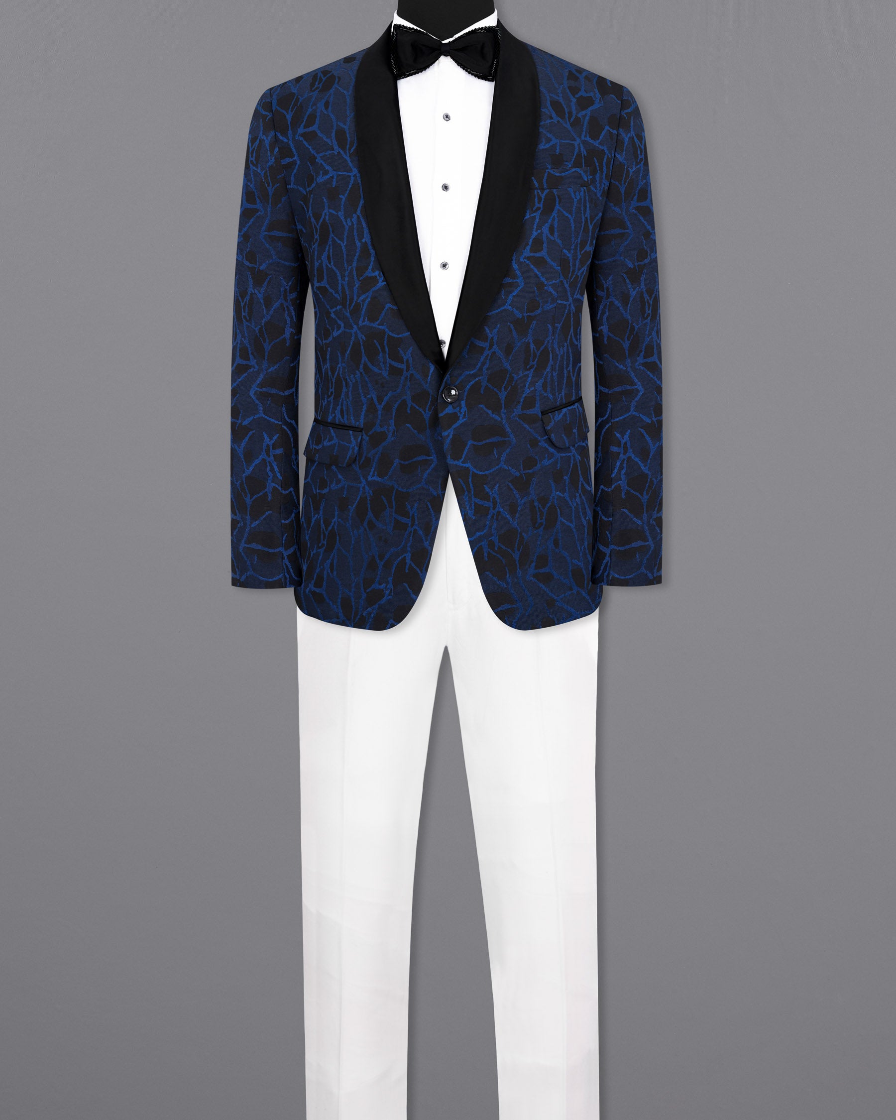 Downriver Blue with Thunder Black Tuxedo Designer Suit ST1798-BKL-36, ST1798-BKL-38, ST1798-BKL-40, ST1798-BKL-42, ST1798-BKL-44, ST1798-BKL-46, ST1798-BKL-48, ST1798-BKL-50, ST1798-BKL-52, ST1798-BKL-54, ST1798-BKL-56, ST1798-BKL-58, ST1798-BKL-60