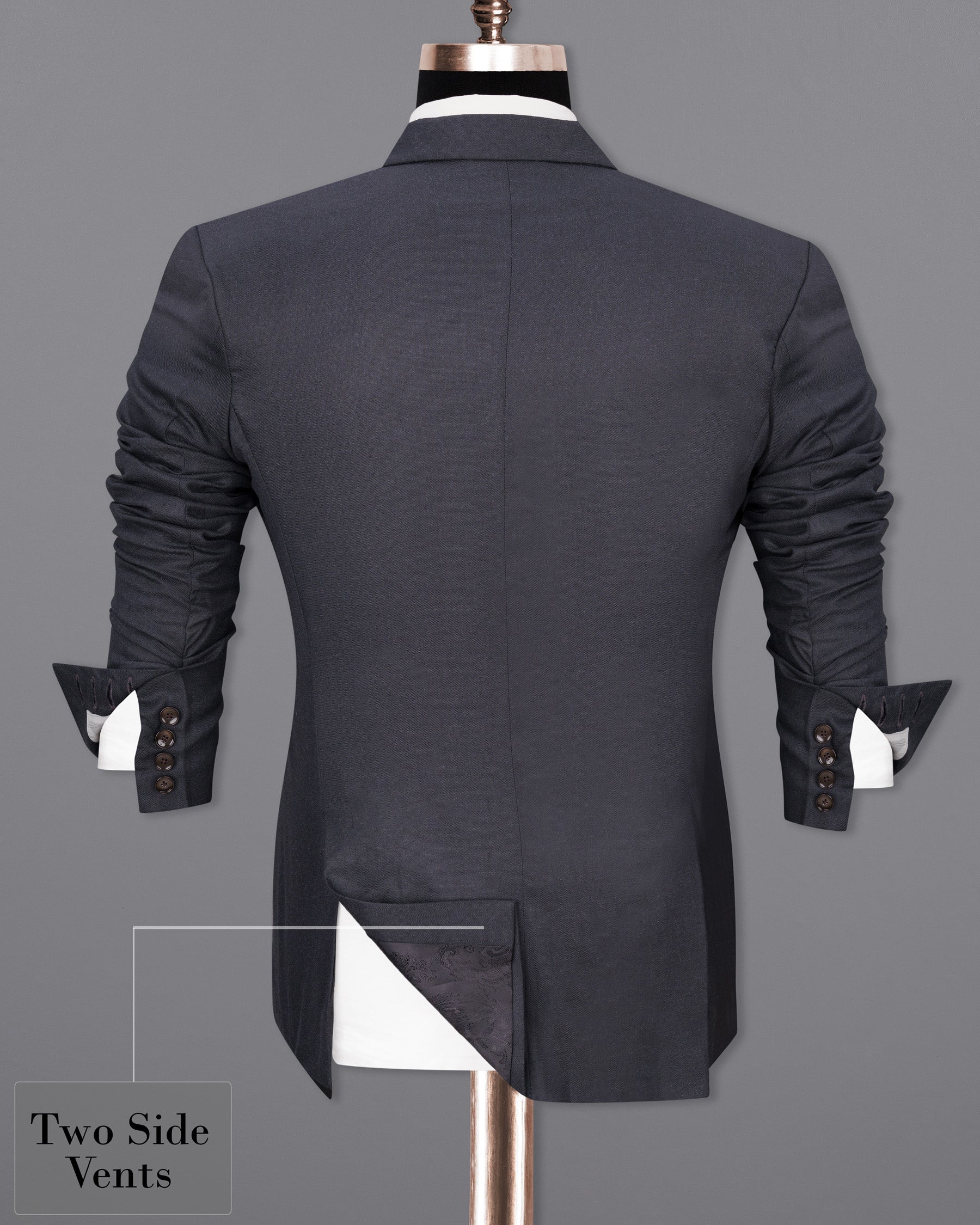 Ship Gray Double Breasted Suit ST1830-DB-36, ST1830-DB-38, ST1830-DB-40, ST1830-DB-42, ST1830-DB-44, ST1830-DB-46, ST1830-DB-48, ST1830-DB-50, ST1830-DB-52, ST1830-DB-54, ST1830-DB-56, ST1830-DB-58, ST1830-DB-60