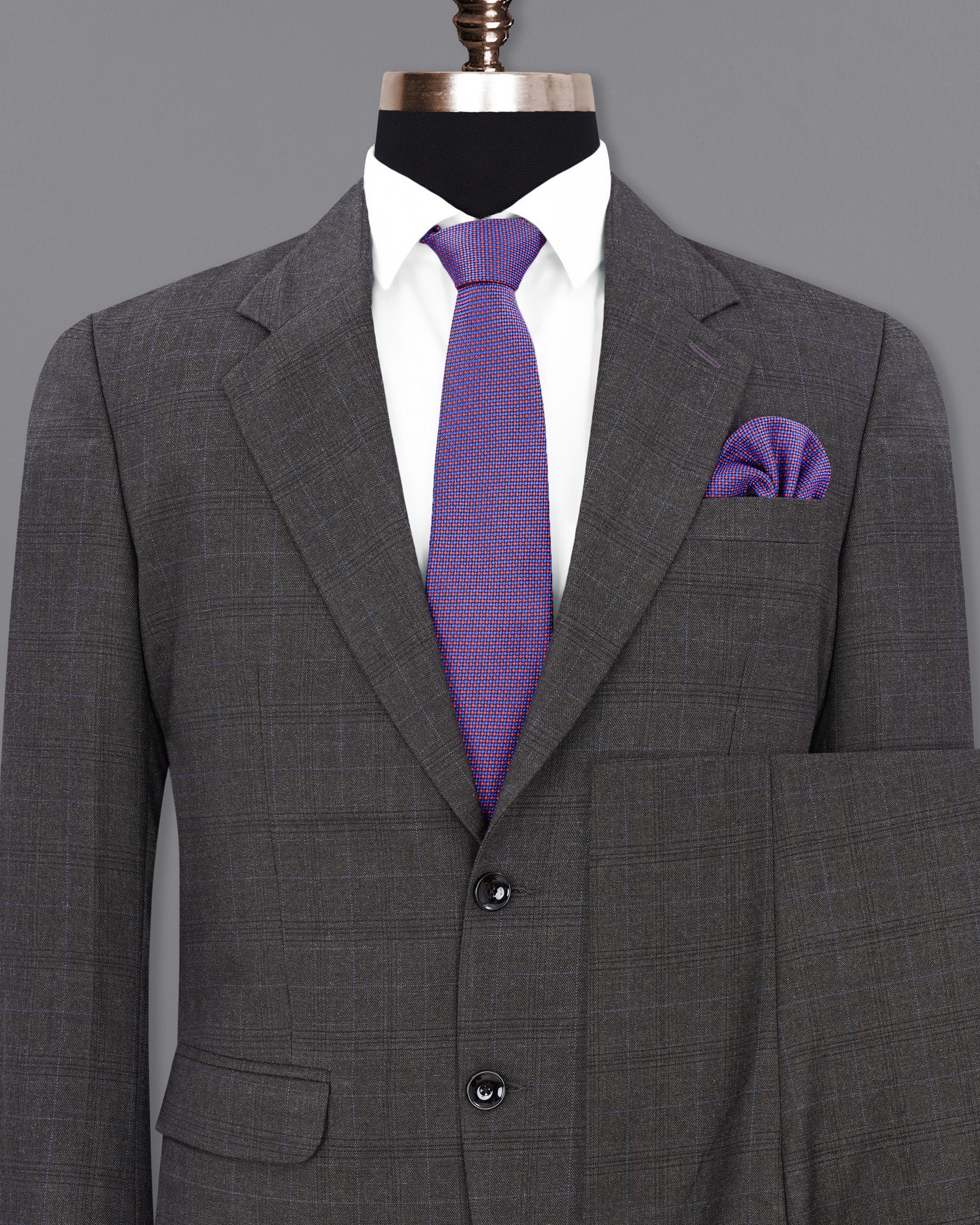 lridium with metallic Subtle Plaid Suit ST1884-SB-36, ST1884-SB-38, ST1884-SB-40, ST1884-SB-42, ST1884-SB-44, ST1884-SB-46, ST1884-SB-48, ST1884-SB-50, ST1884-SB-52, ST1884-SB-54, ST1884-SB-56, ST1884-SB-58, ST1884-SB-60