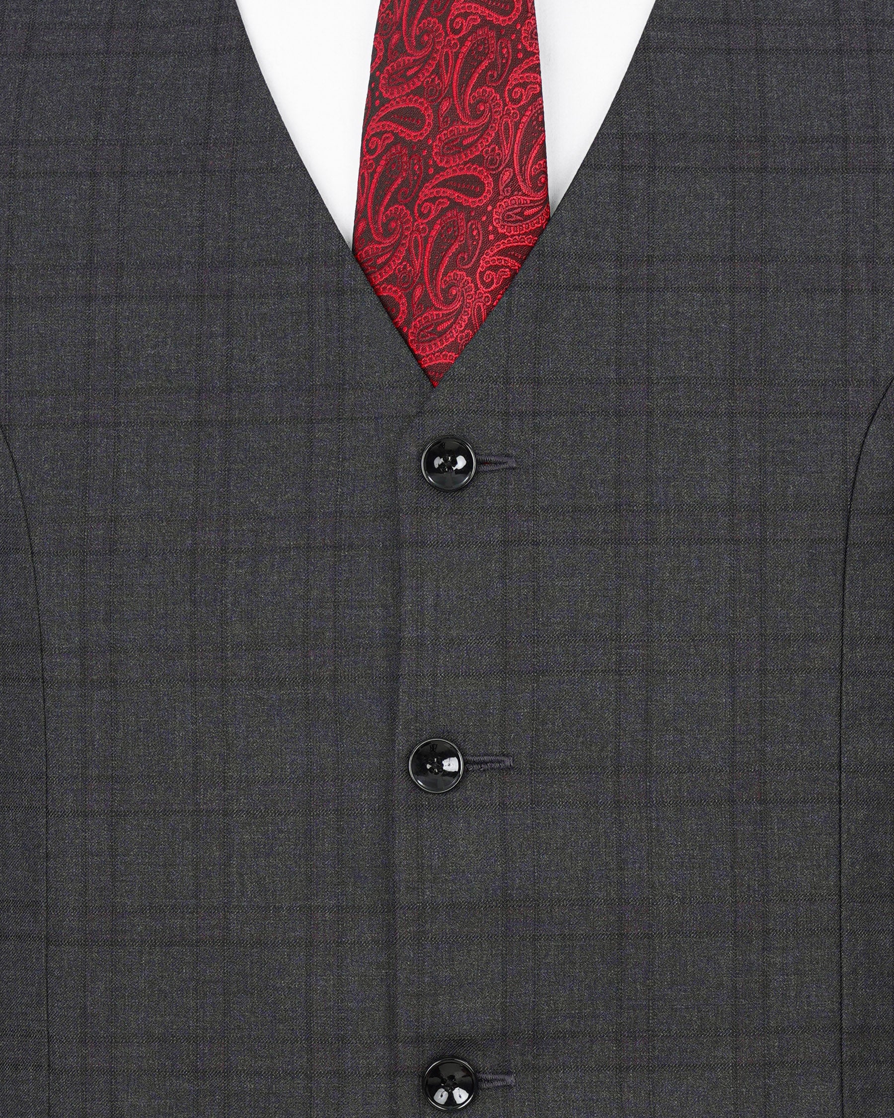 Gravel Gray Plaid Double Breasted Suit ST1887-DB-36, ST1887-DB-38, ST1887-DB-40, ST1887-DB-42, ST1887-DB-44, ST1887-DB-46, ST1887-DB-48, ST1887-DB-50, ST1887-DB-52, ST1887-DB-54, ST1887-DB-56, ST1887-DB-58, ST1887-DB-60