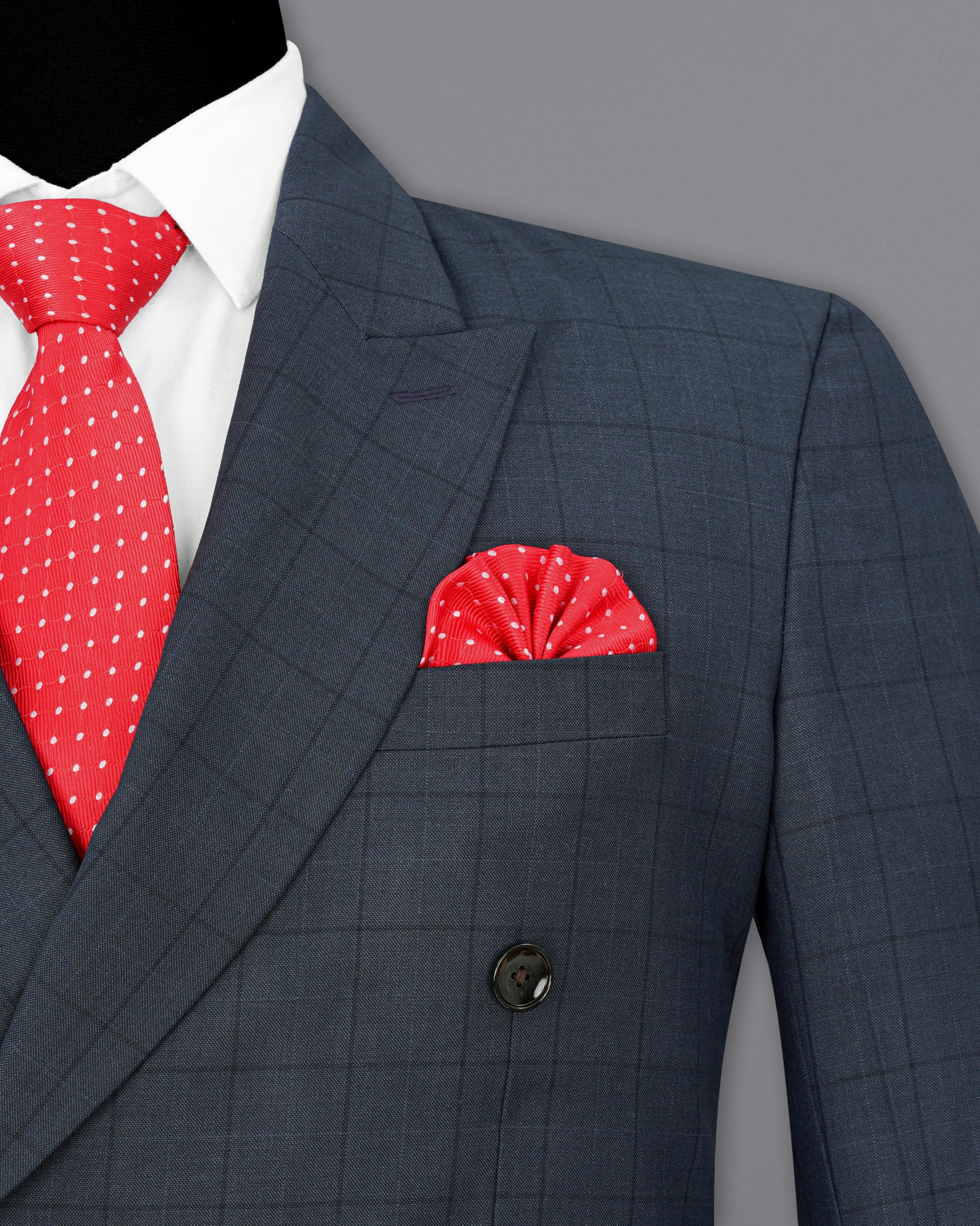 lridium with mirage plaid Windowpane Double Breasted Suit ST1888-DB-36, ST1888-DB-38, ST1888-DB-40, ST1888-DB-42, ST1888-DB-44, ST1888-DB-46, ST1888-DB-48, ST1888-DB-50, ST1888-DB-52, ST1888-DB-54, ST1888-DB-56, ST1888-DB-58, ST1888-DB-60