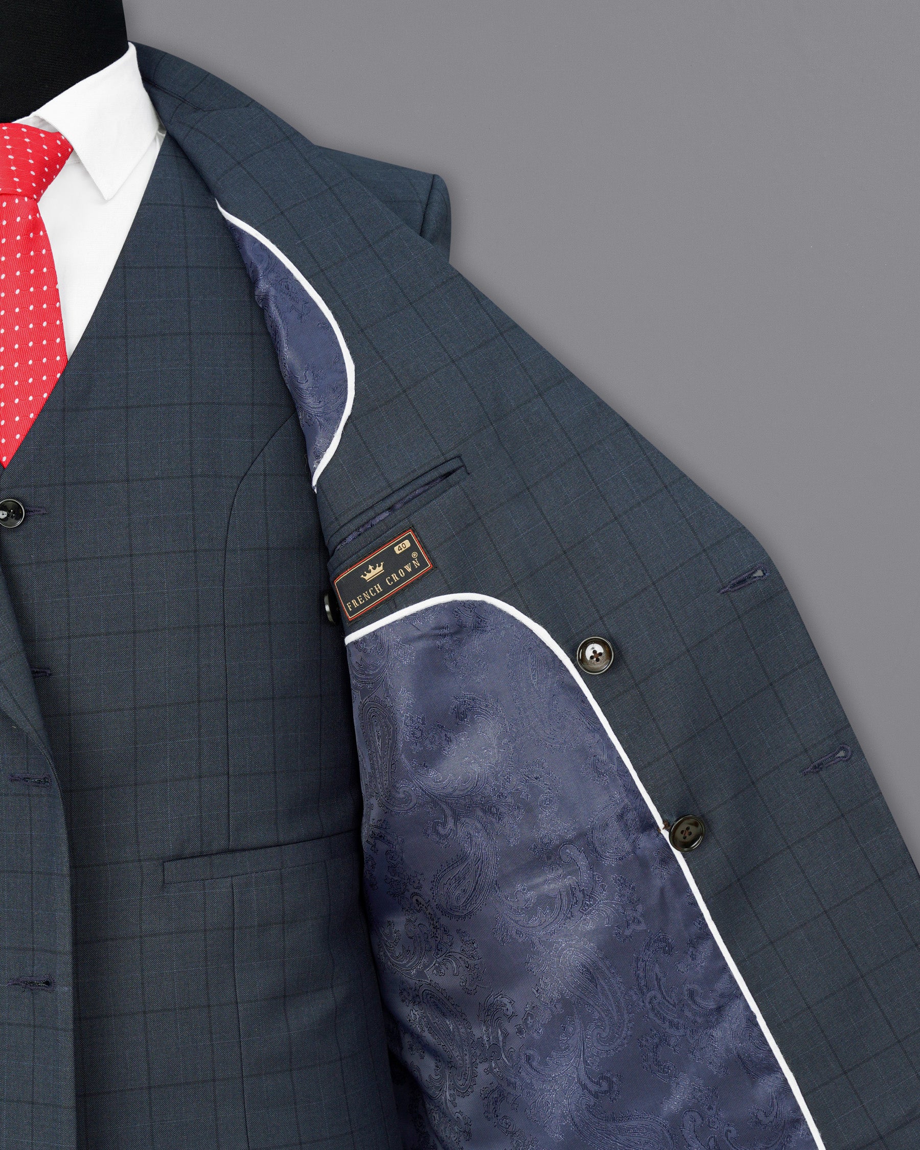 lridium with mirage plaid Windowpane Double Breasted Suit ST1888-DB-36, ST1888-DB-38, ST1888-DB-40, ST1888-DB-42, ST1888-DB-44, ST1888-DB-46, ST1888-DB-48, ST1888-DB-50, ST1888-DB-52, ST1888-DB-54, ST1888-DB-56, ST1888-DB-58, ST1888-DB-60