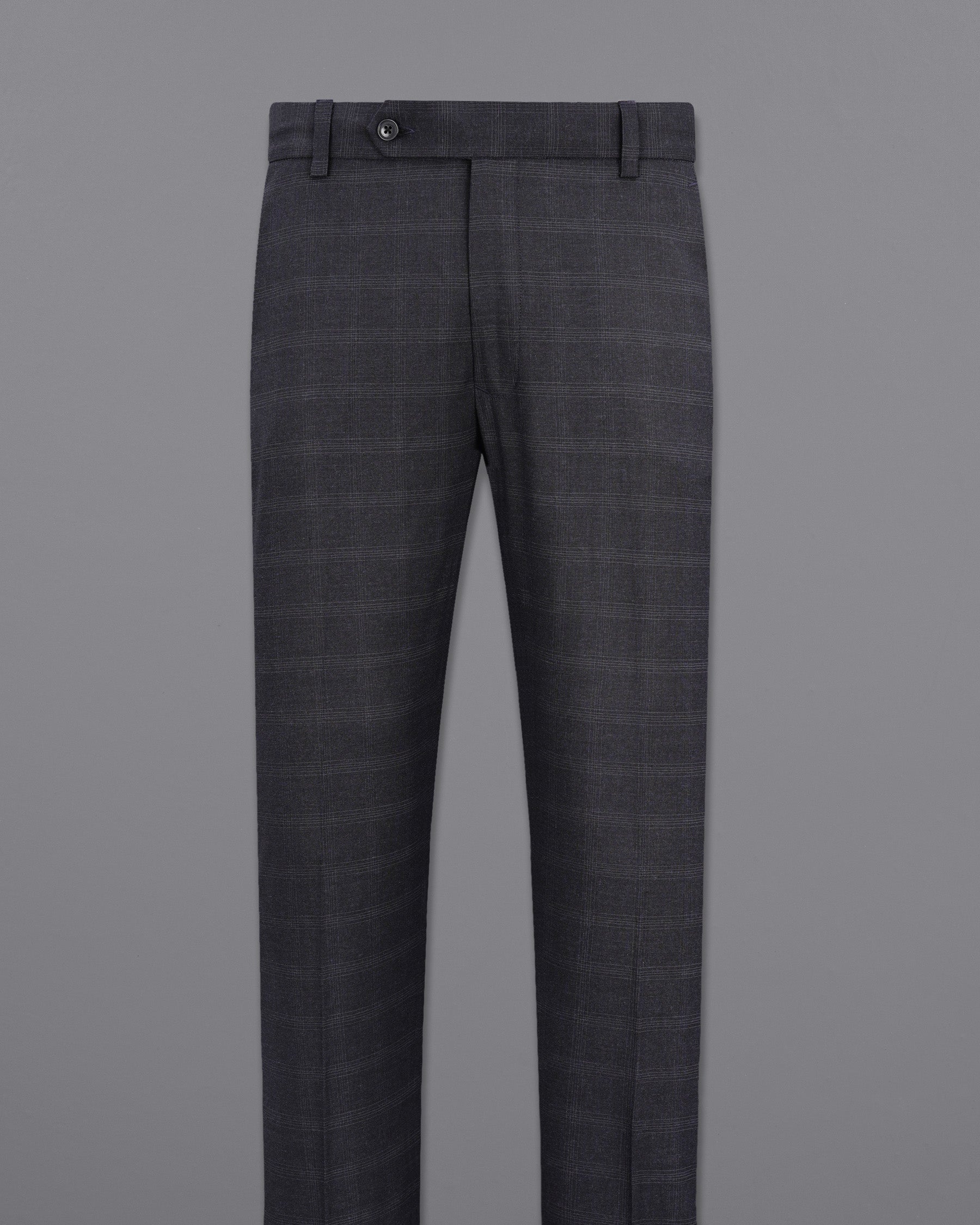 Tuatara Gray Plaid Double Breasted Suit