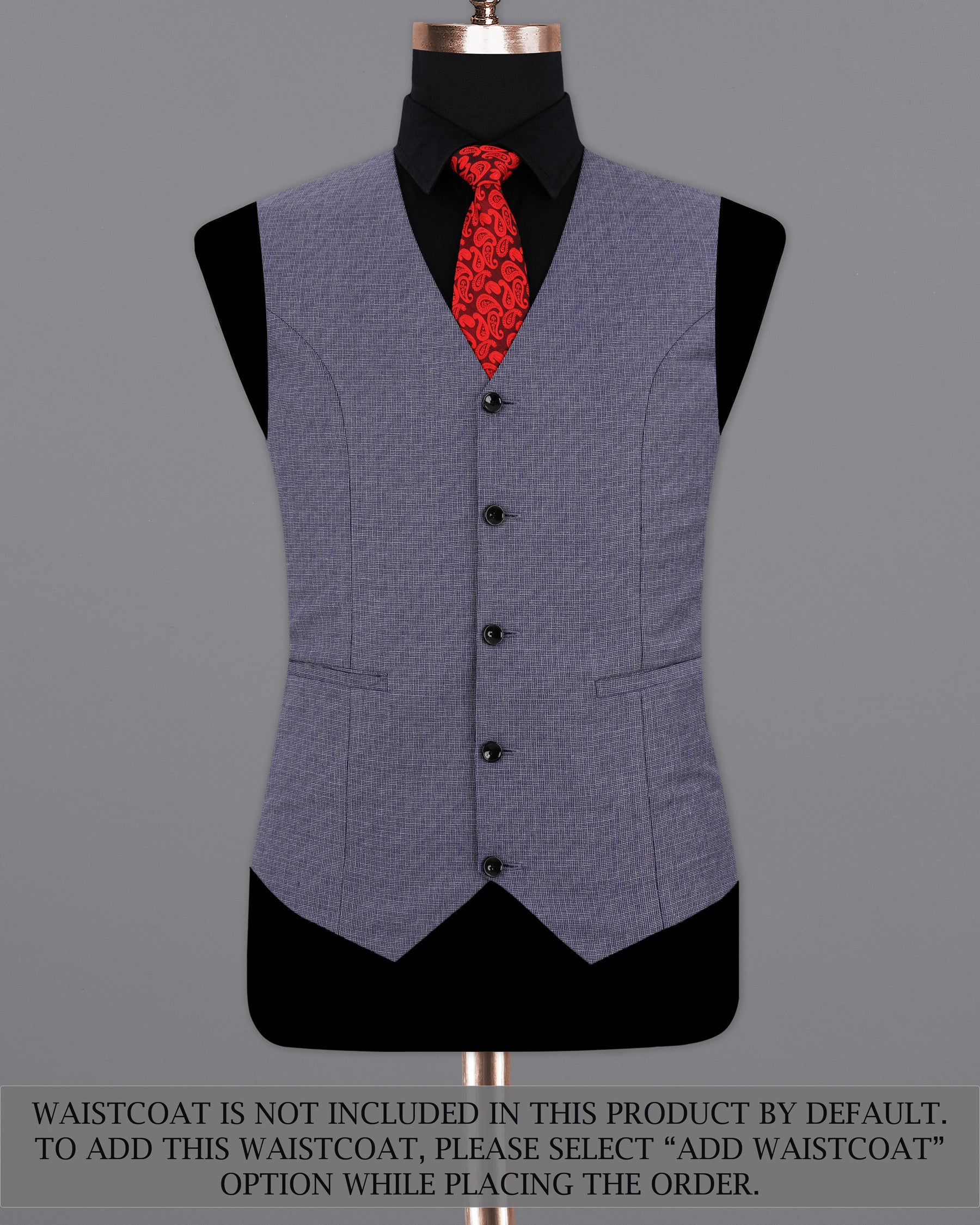 Gun Powder Blue Single Breasted Sports Suit