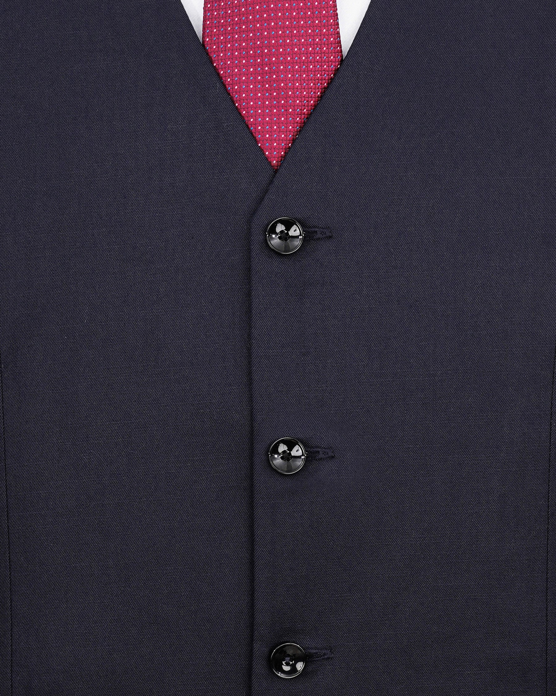 Gunmetal Blue Single Breasted Suit