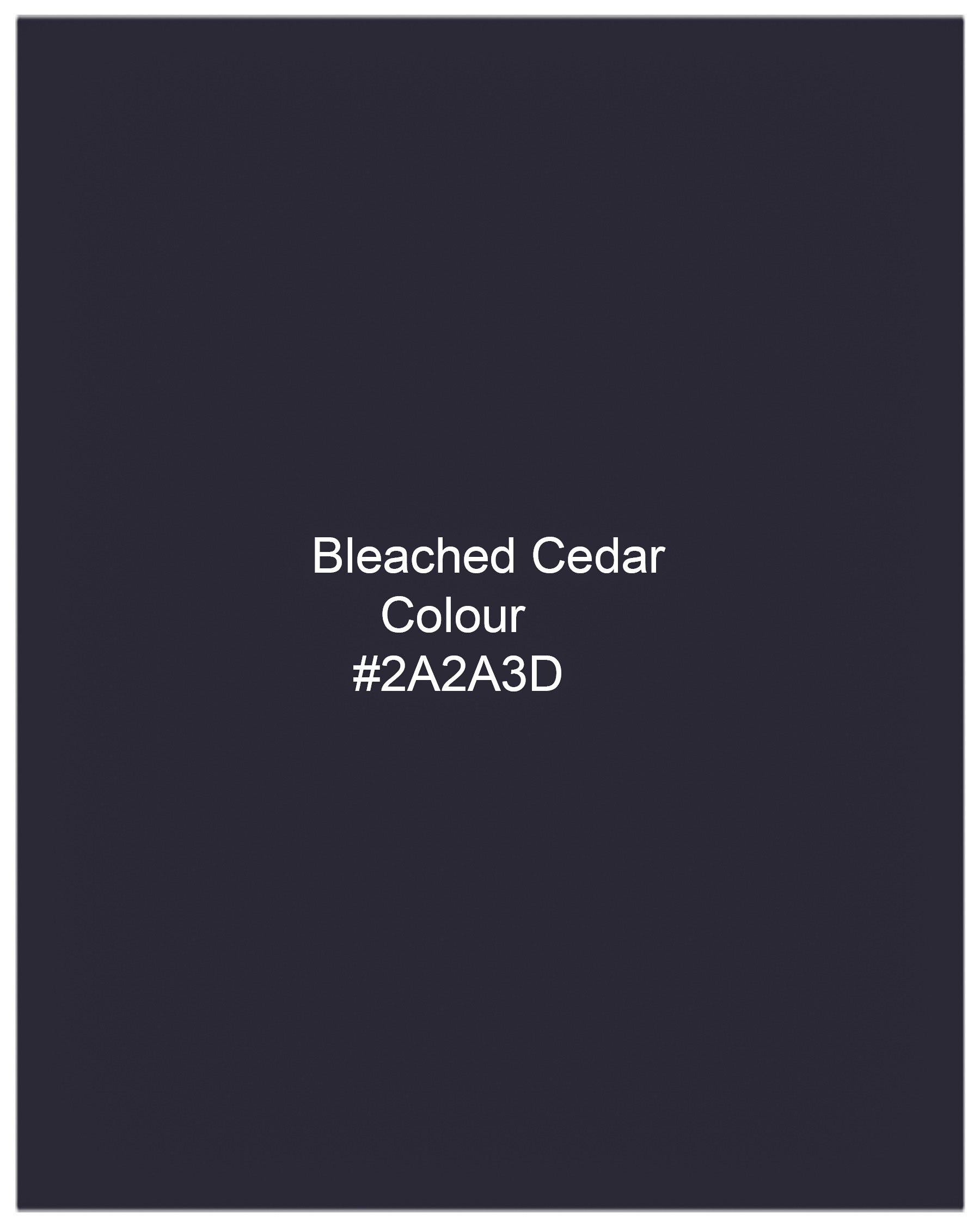 Bleached Cedar Blue Double Breasted Sports Suit
