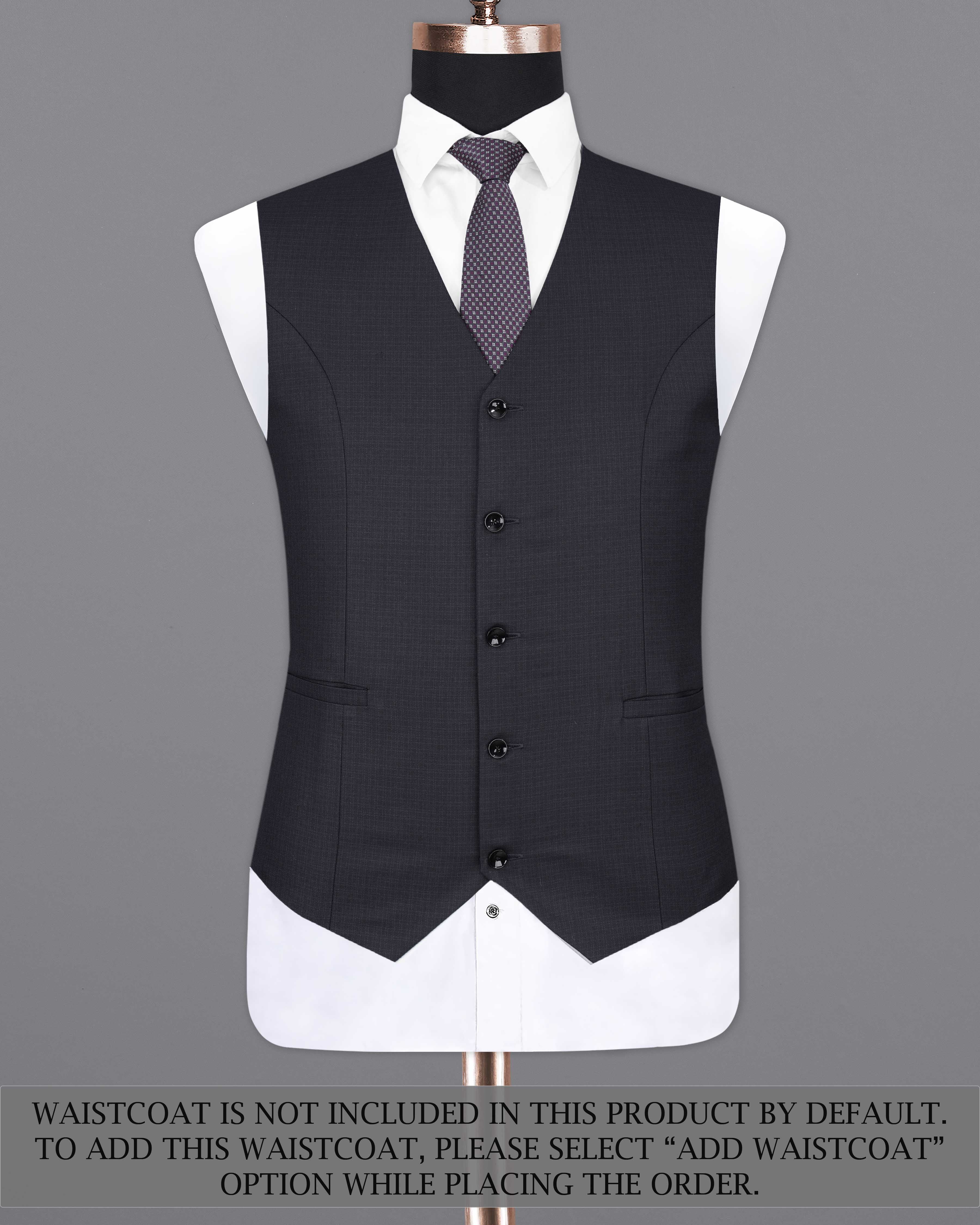 Bleached Cedar Gray Single Breasted Suit