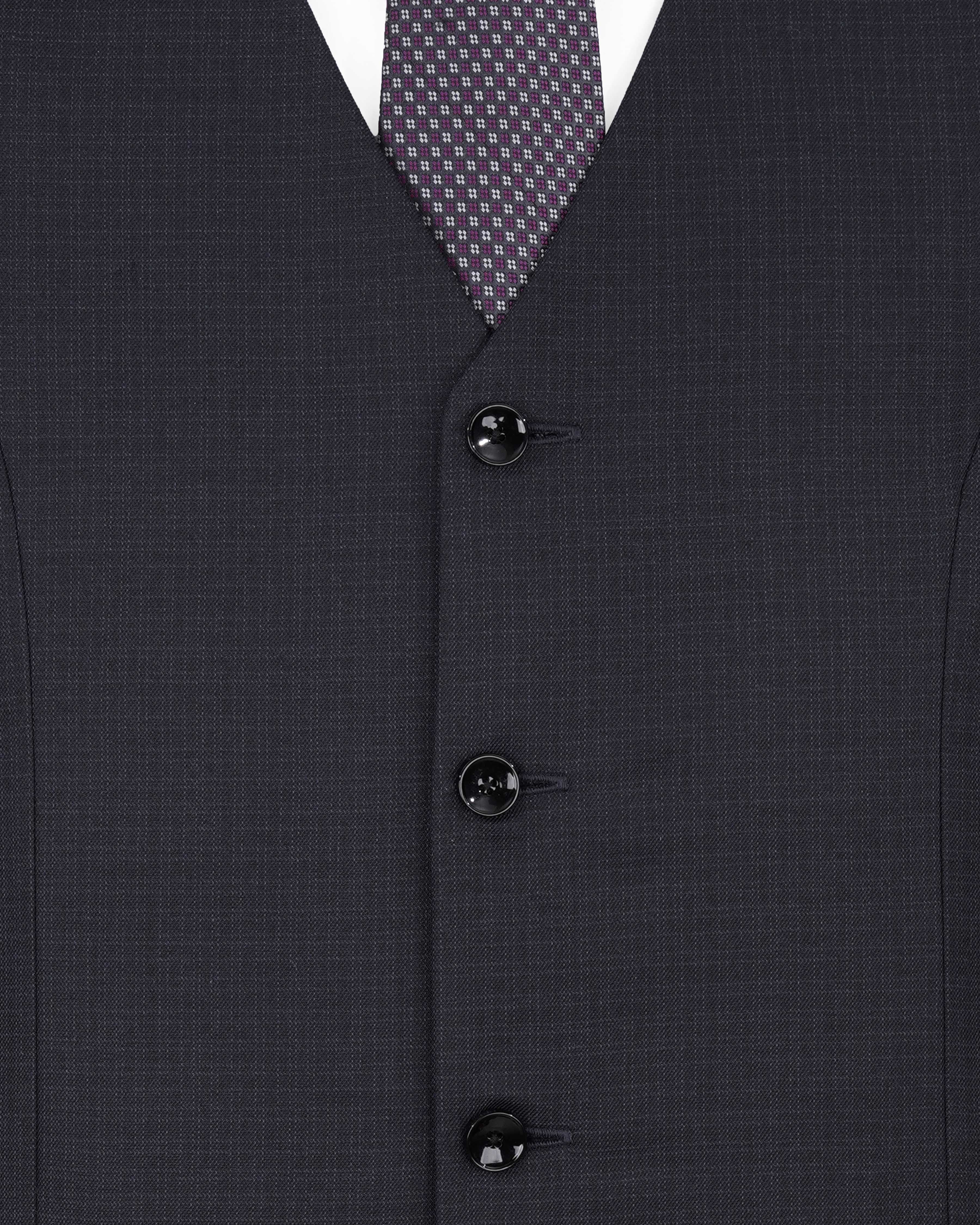 Bleached Cedar Gray Single Breasted Suit