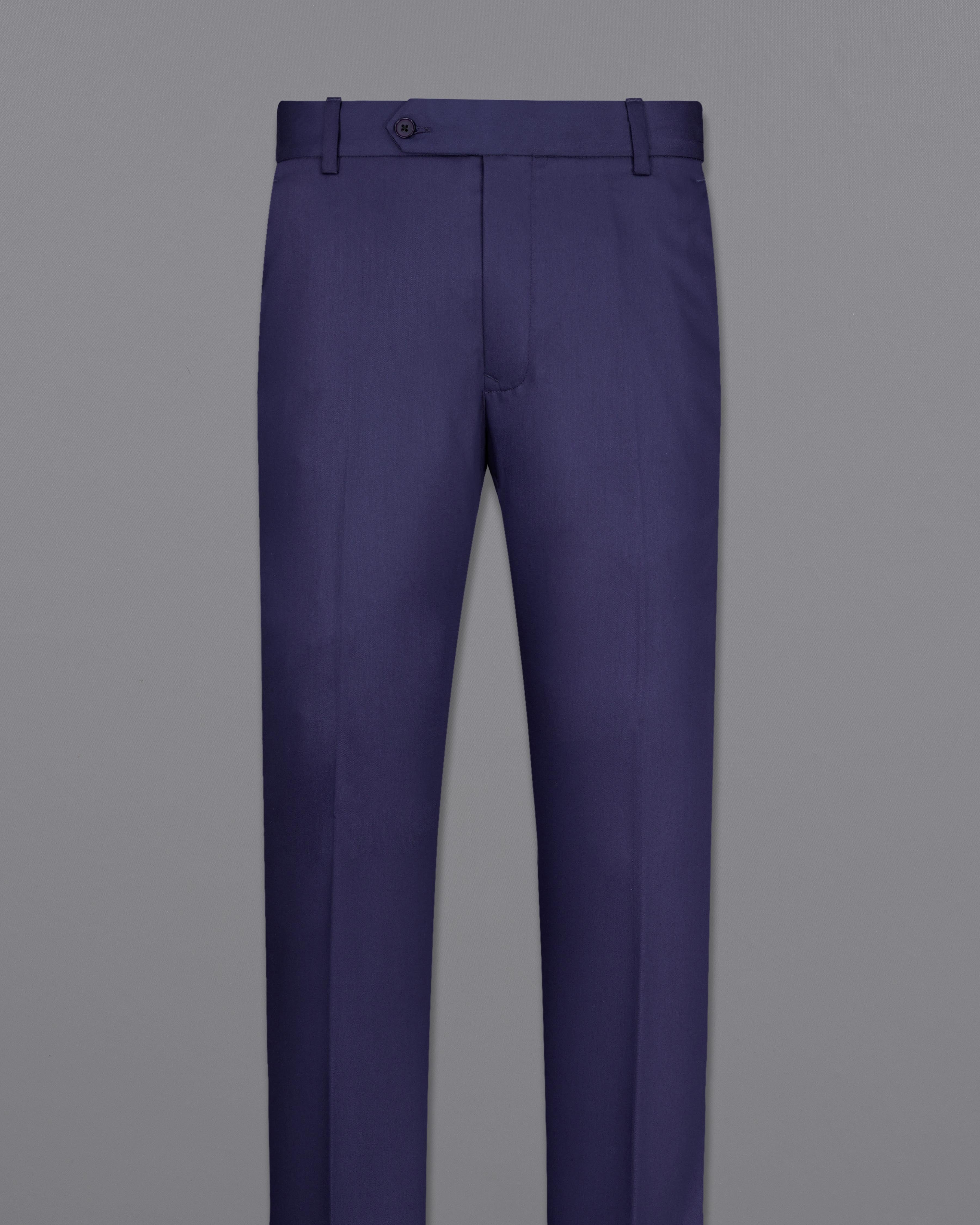 Outer Space Blue Double Breasted Suit