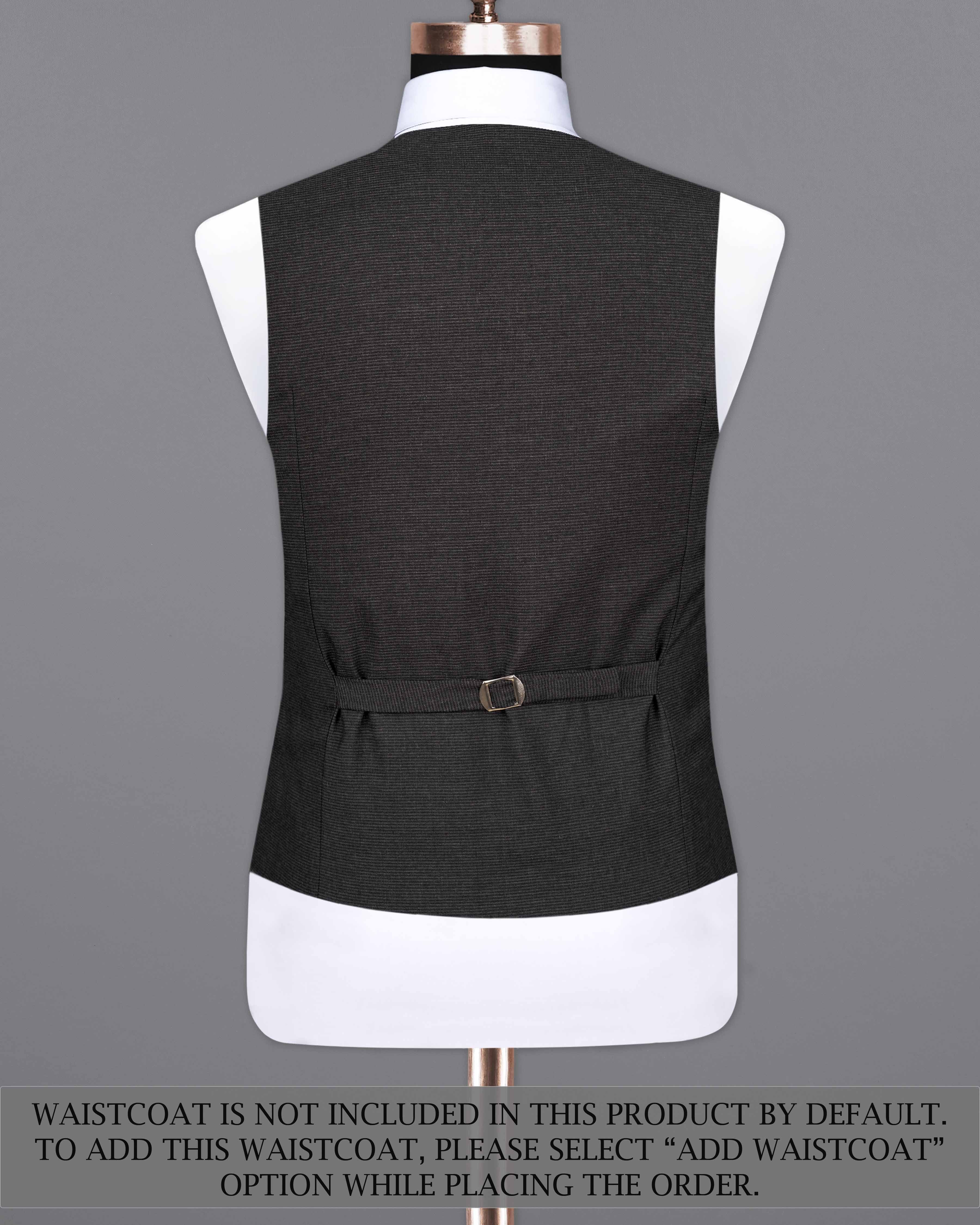 Piano Gray Double Breasted Suit