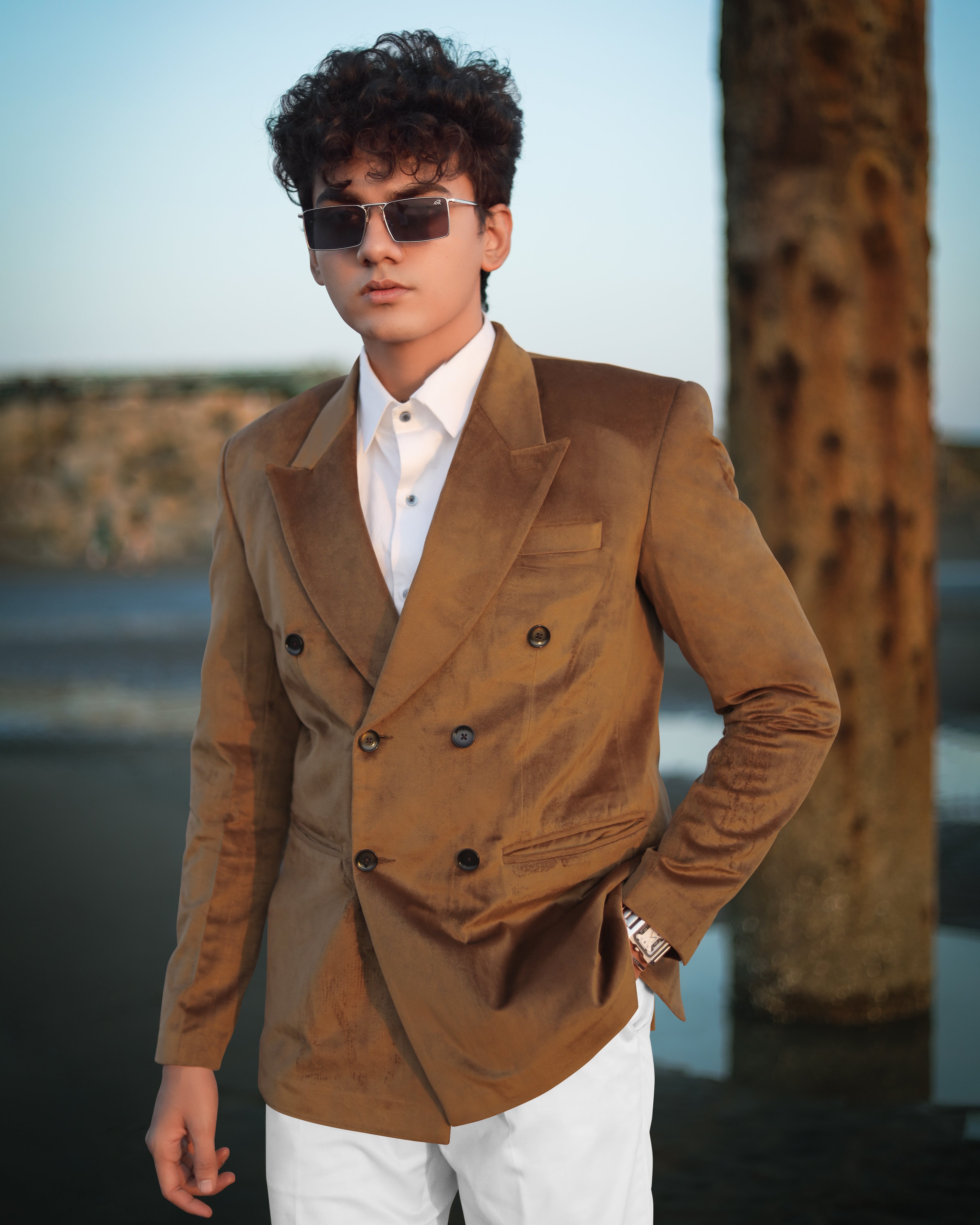 Nutmeg Brown Double Breasted Premium Velvet Designer Suit ST2205-DB-36, ST2205-DB-38, ST2205-DB-40, ST2205-DB-42, ST2205-DB-44, ST2205-DB-46, ST2205-DB-48, ST2205-DB-50, ST2205-DB-52, ST2205-DB-54, ST2205-DB-56, ST2205-DB-58, ST2205-DB-60