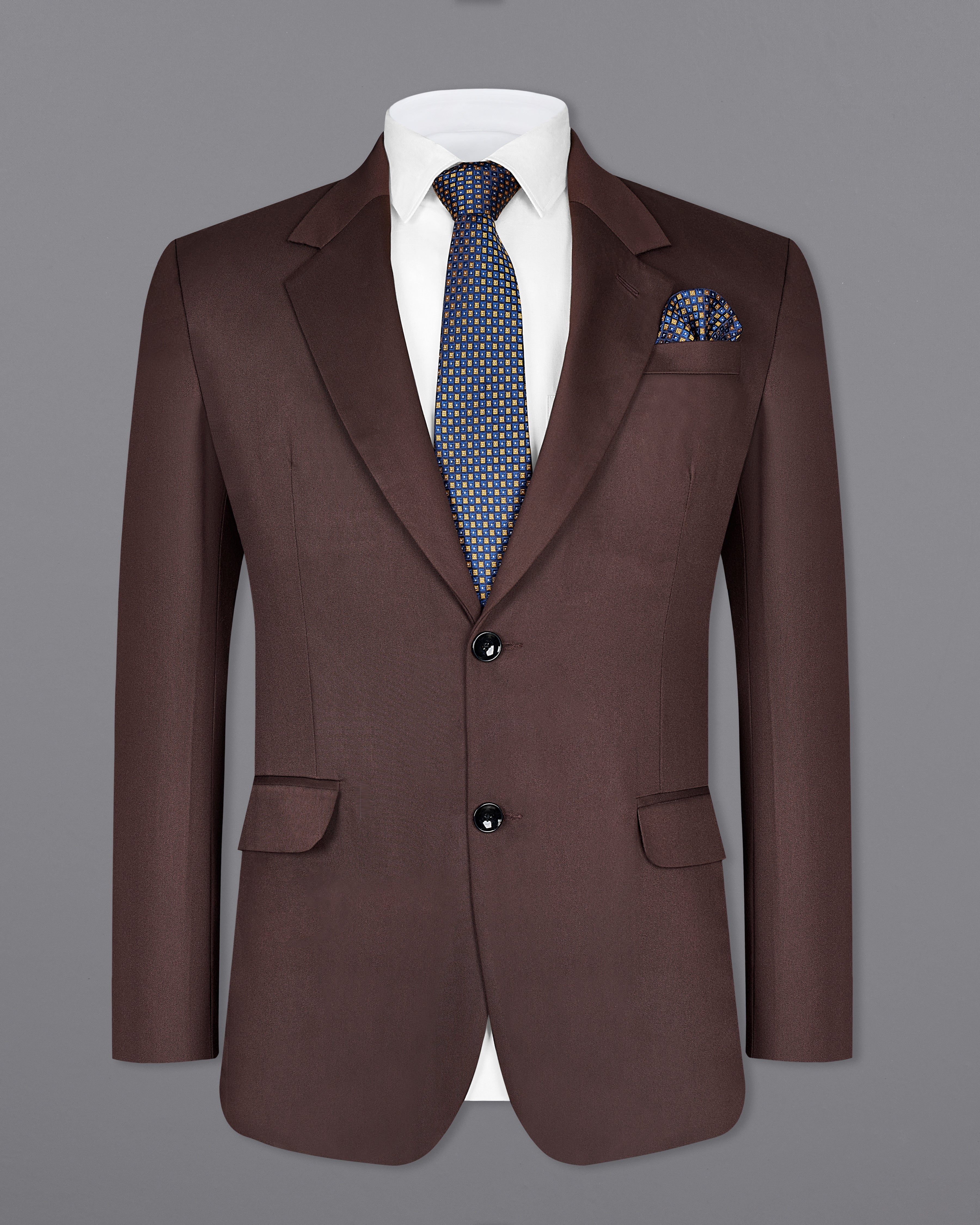 Matterhorn Brown Single Breasted Suit ST2244-SB-36, ST2244-SB-38, ST2244-SB-40, ST2244-SB-42, ST2244-SB-44, ST2244-SB-46, ST2244-SB-48, ST2244-SB-50, ST2244-SB-52, ST2244-SB-54, ST2244-SB-56, ST2244-SB-58, ST2244-SB-60