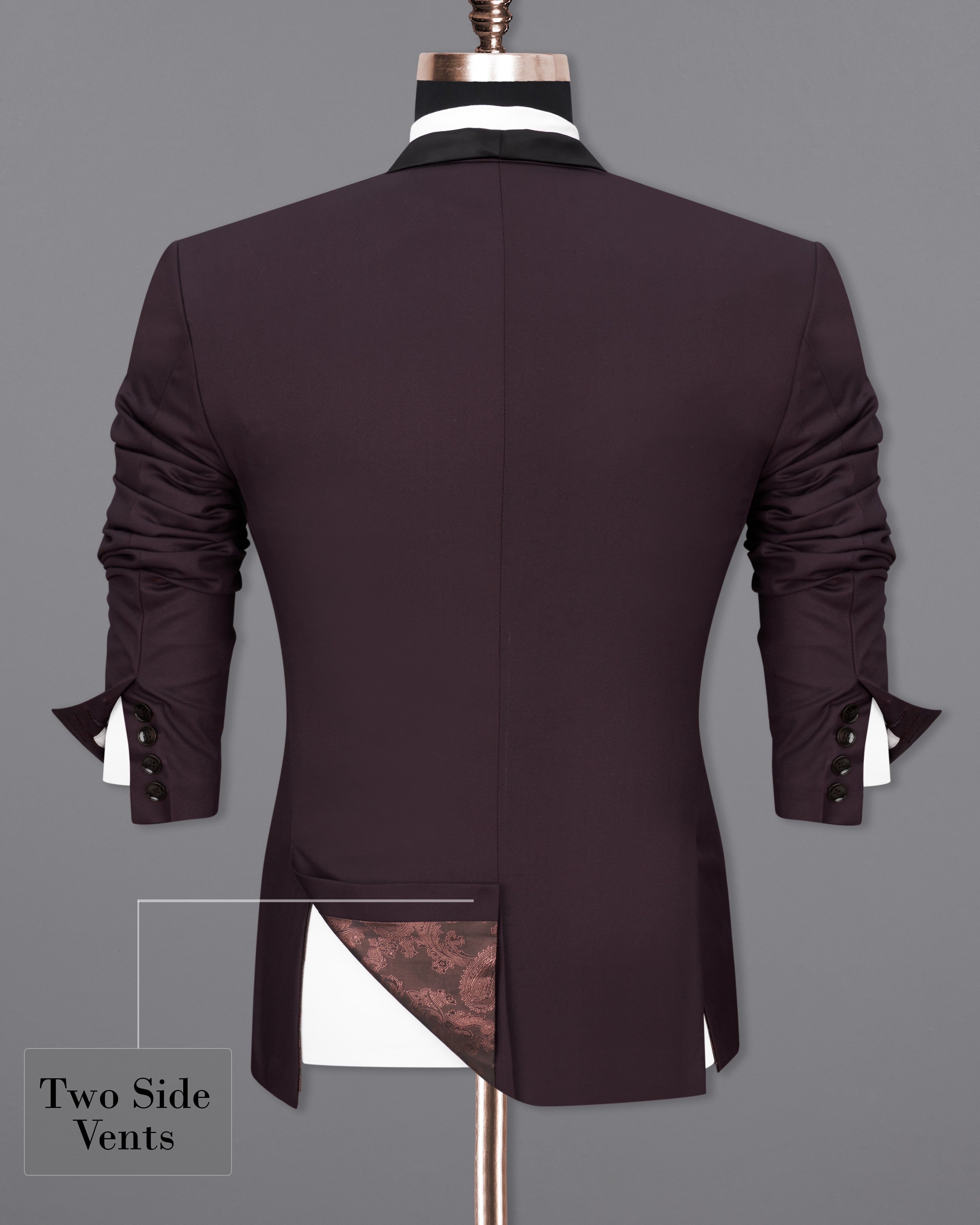 Aubergine Maroon Tuxedo Suit ST2290-BKL-36, ST2290-BKL-38, ST2290-BKL-40, ST2290-BKL-42, ST2290-BKL-44, ST2290-BKL-46, ST2290-BKL-48, ST2290-BKL-50, ST2290-BKL-52, ST2290-BKL-54, ST2290-BKL-56, ST2290-BKL-58, ST2290-BKL-60