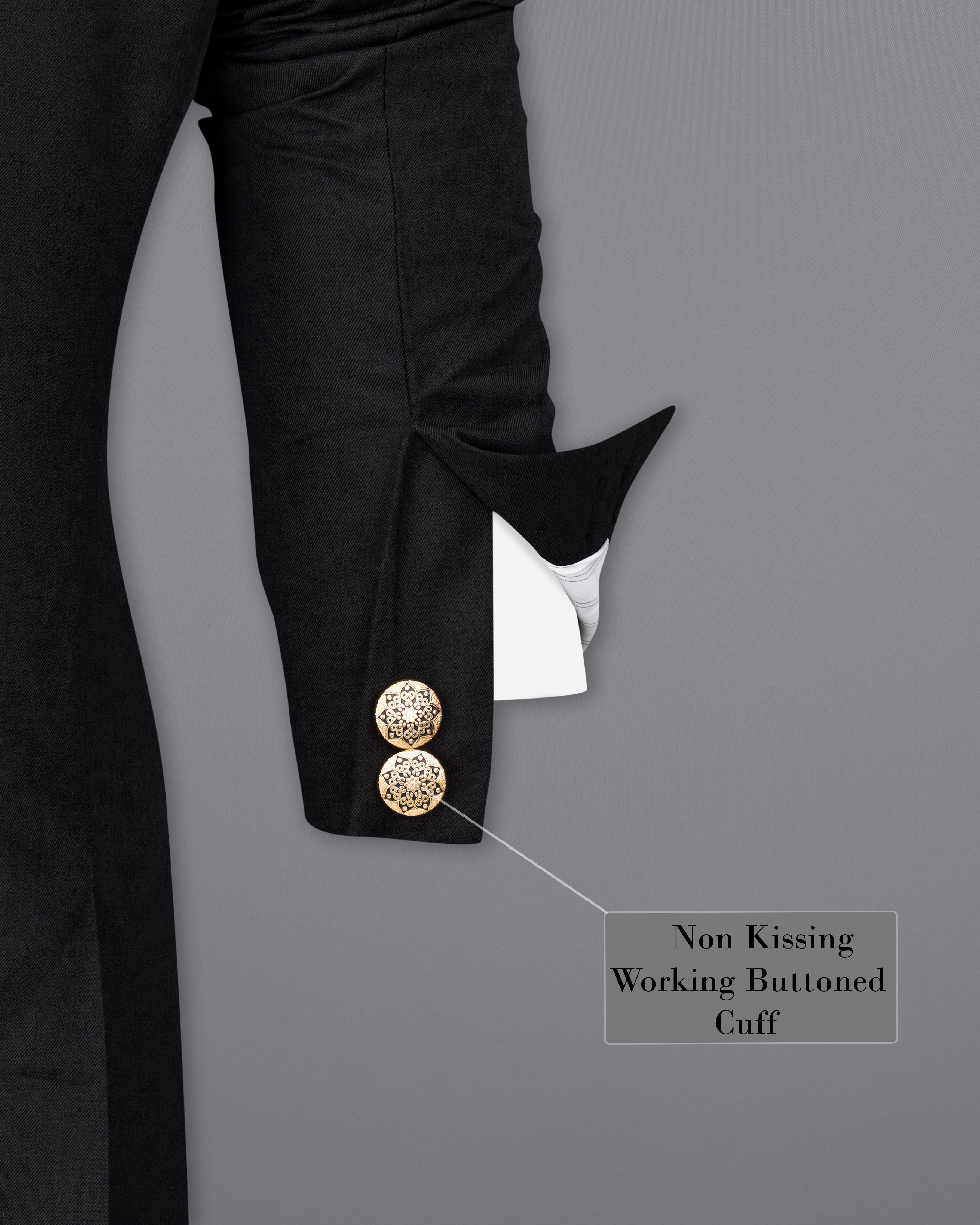 Jade Black with Camel Golden Bird Embroidered Bandhgala Designer Suit ST2379-D219-36, ST2379-D219-38, ST2379-D219-40, ST2379-D219-42, ST2379-D219-44, ST2379-D219-46, ST2379-D219-48, ST2379-D219-50, ST2379-D219-52, ST2379-D219-54, ST2379-D219-56, ST2379-D219-58, ST2379-D219-60