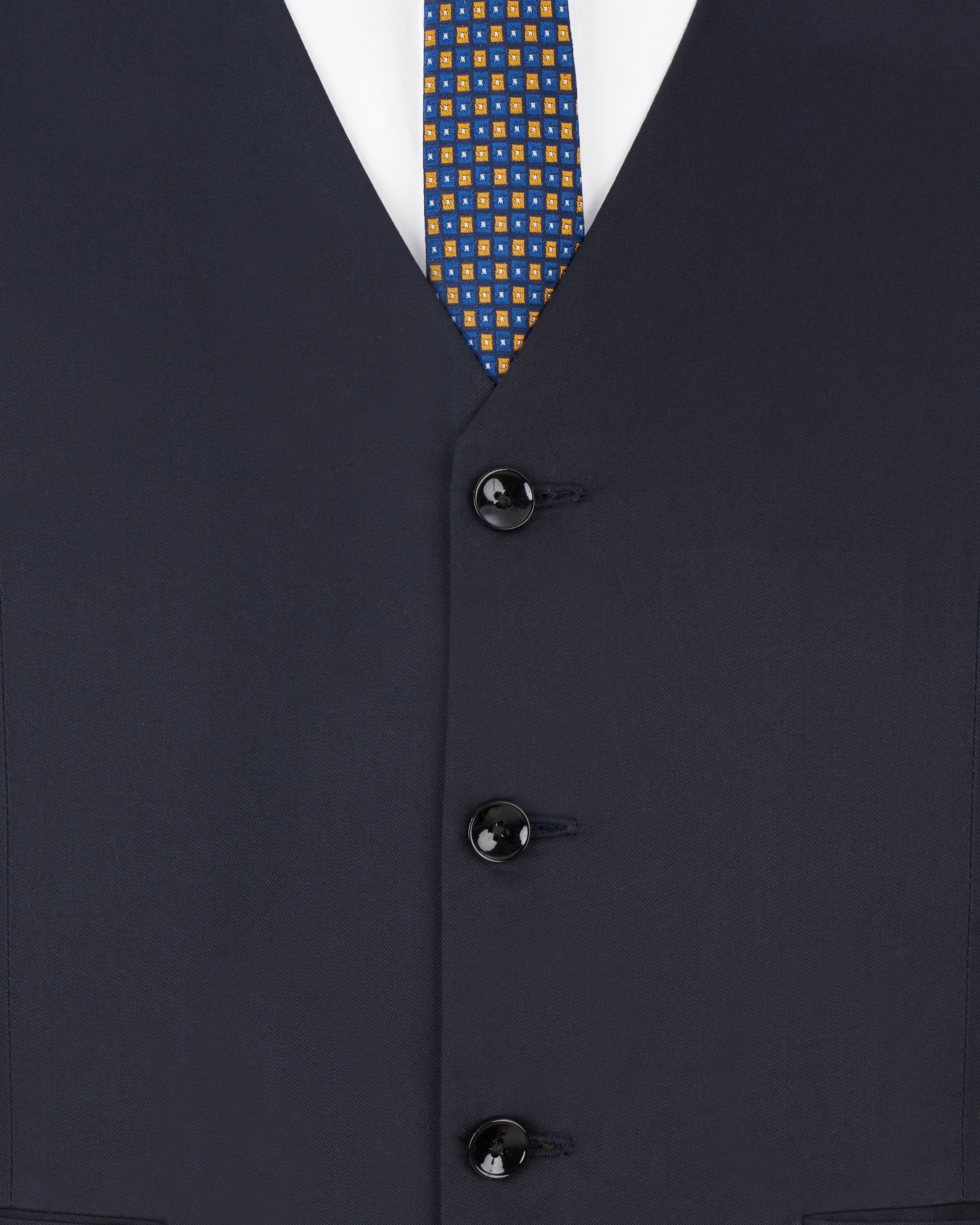 Thunder Navy Blue with Brown Patch Work Premium Cotton Designer Suit ST2509-SB-D229-36, ST2509-SB-D229-38, ST2509-SB-D229-40, ST2509-SB-D229-42, ST2509-SB-D229-44, ST2509-SB-D229-46, ST2509-SB-D229-48, ST2509-SB-D229-50, ST2509-SB-D229-52, ST2509-SB-D229-54, ST2509-SB-D229-56, ST2509-SB-D229-58, ST2509-SB-D229-60