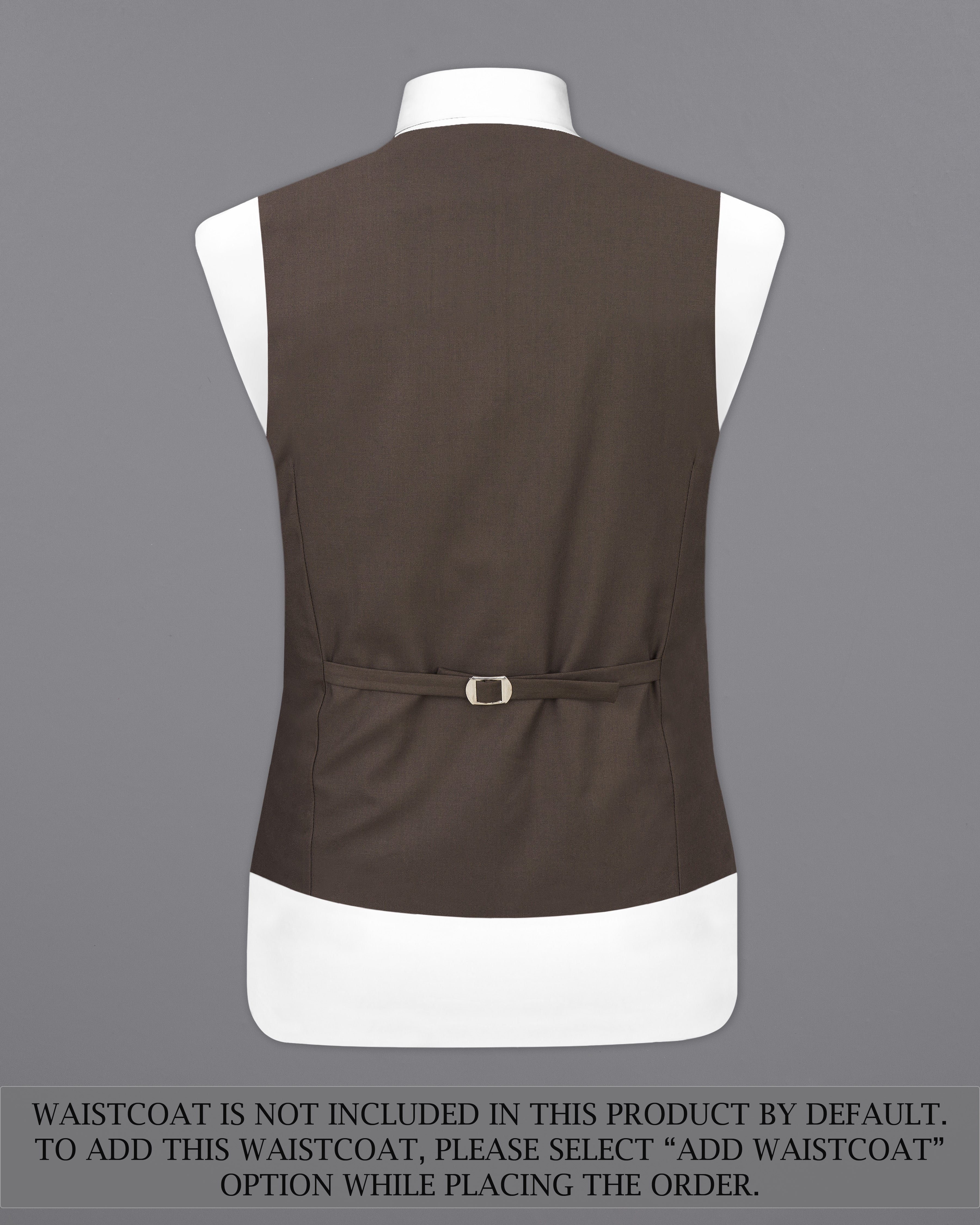 Fuscous Brown Single Breasted Designer Suit ST2535-SB-D85-36, ST2535-SB-D85-38, ST2535-SB-D85-40, ST2535-SB-D85-42, ST2535-SB-D85-44, ST2535-SB-D85-46, ST2535-SB-D85-48, ST2535-SB-D85-50, ST2535-SB-D85-53, ST2535-SB-D85-54, ST2535-SB-D85-56, ST2535-SB-D85-58, ST2535-SB-D85-60