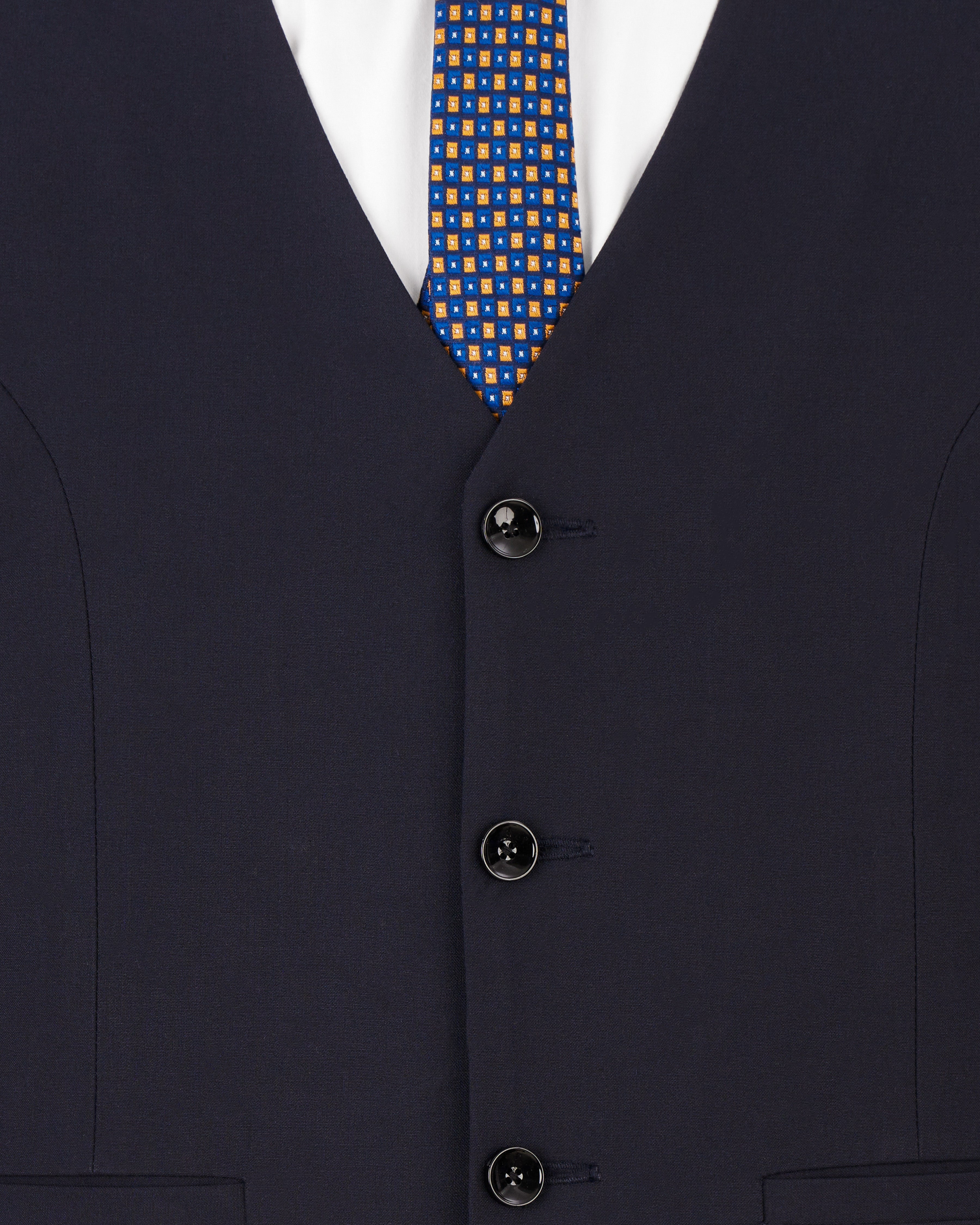 Thunder Blue with White Piping Work Single Breasted Designer Suit ST2541-SB-D248-36, ST2541-SB-D248-38, ST2541-SB-D248-40, ST2541-SB-D248-42, ST2541-SB-D248-44, ST2541-SB-D248-46, ST2541-SB-D248-48, ST2541-SB-D248-50, ST2541-SB-D248-54, ST2541-SB-D248-54, ST2541-SB-D248-56, ST2541-SB-D248-58, ST2541-SB-D248-60